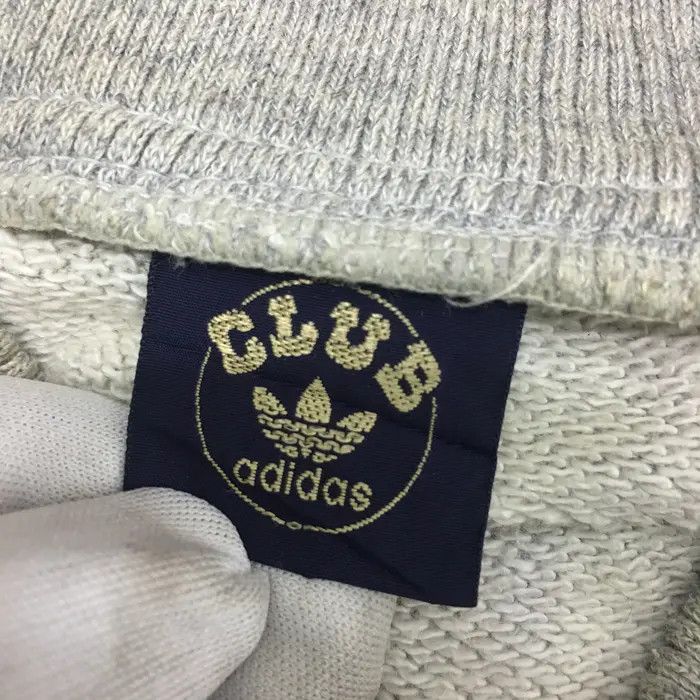 Adidas CLUB ADIDAS Gray Cardigan Jacket Sweatshirt Trefoil Sweater Size US M / EU 48-50 / 2 - 8 Thumbnail