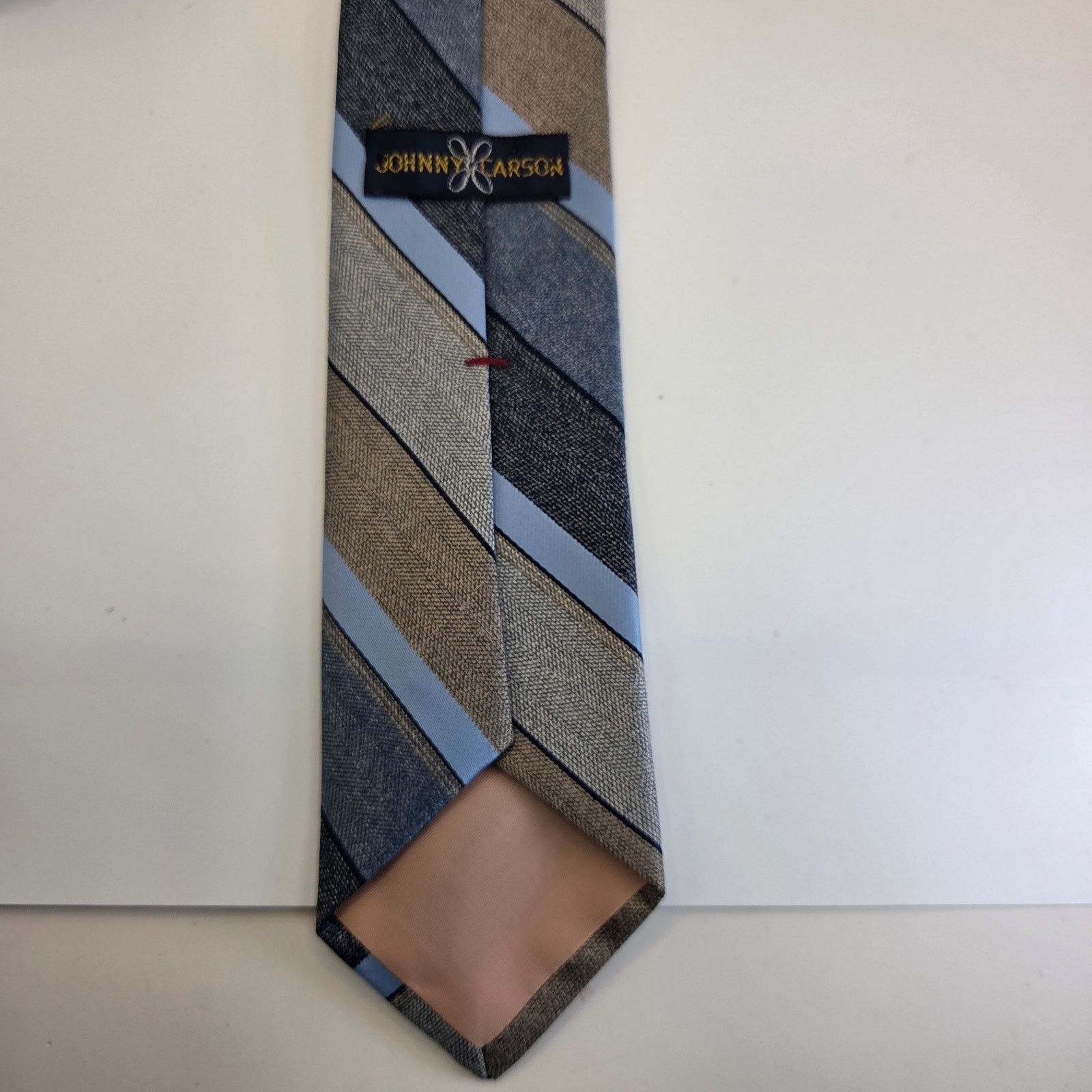 Vintage Vintage 70s Johnny Carson Striped Tie USA Size ONE SIZE - 4 Thumbnail