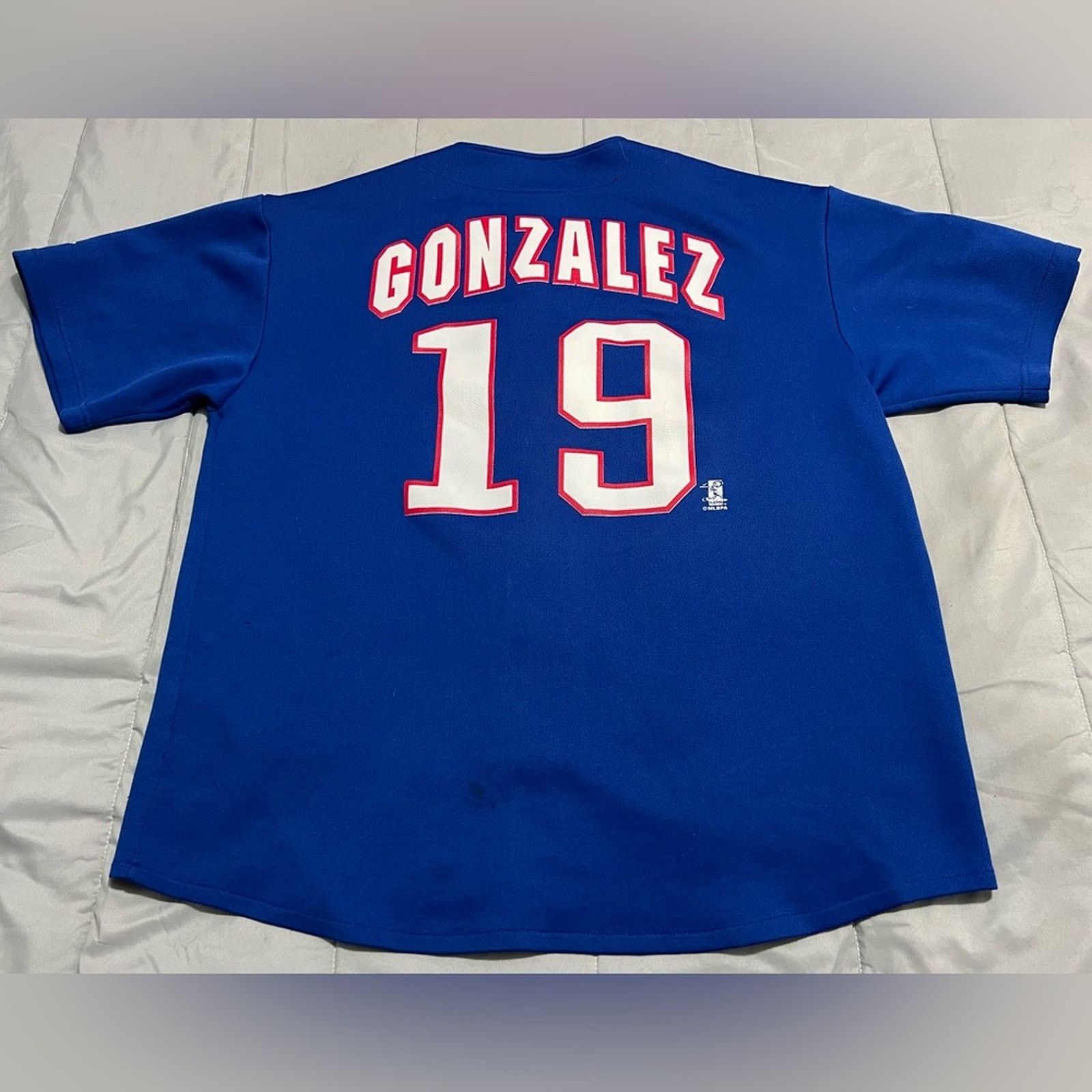 Logo Athletic Vintage Texas Rangers Jersey Juan Gonzalez Logo Athletic Size US XL / EU 56 / 4 - 4 Thumbnail
