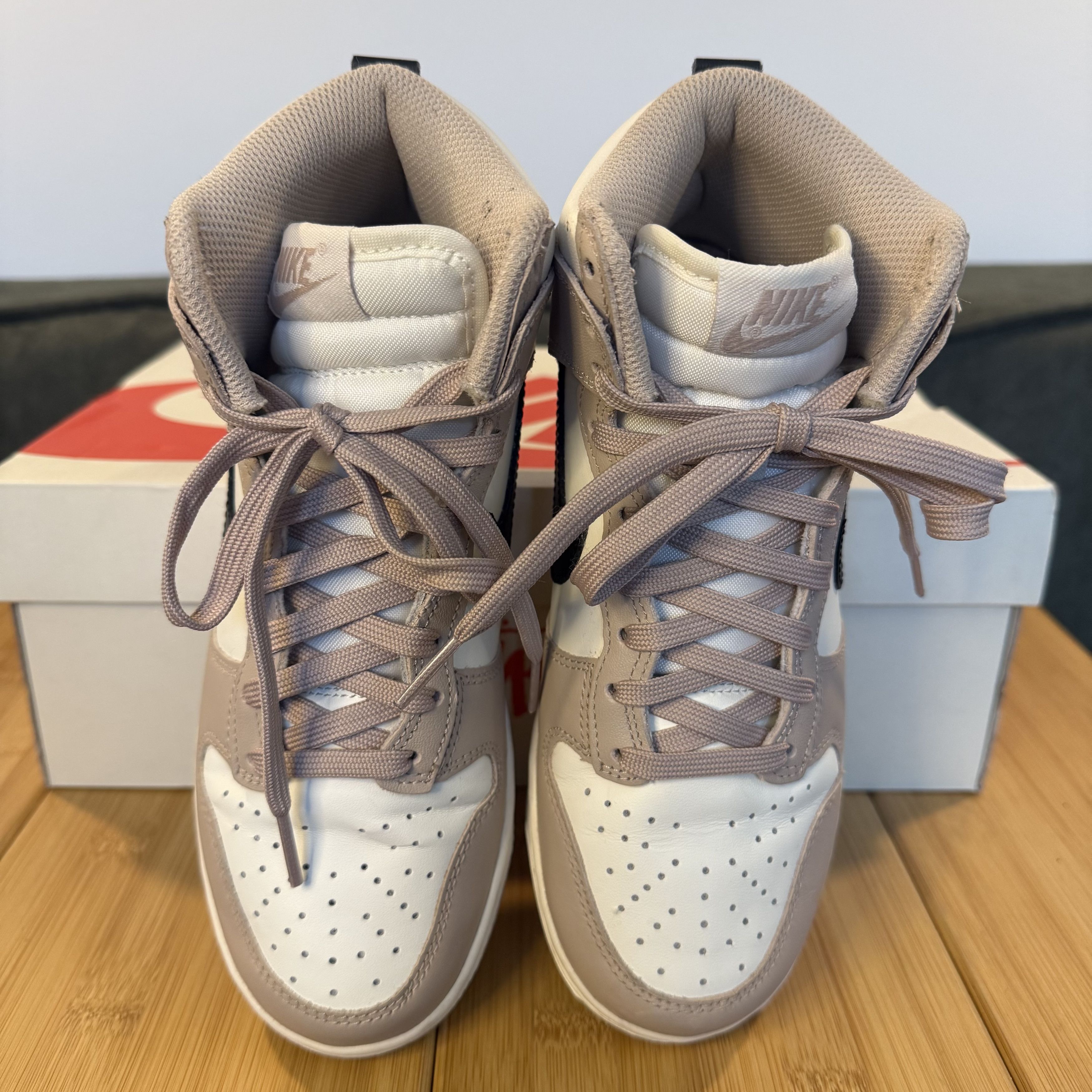 Nike Nike Dunk High 'Fossil Stone' DD1869-200, 5.5W Size US 5.5 / IT 35.5 - 3 Thumbnail