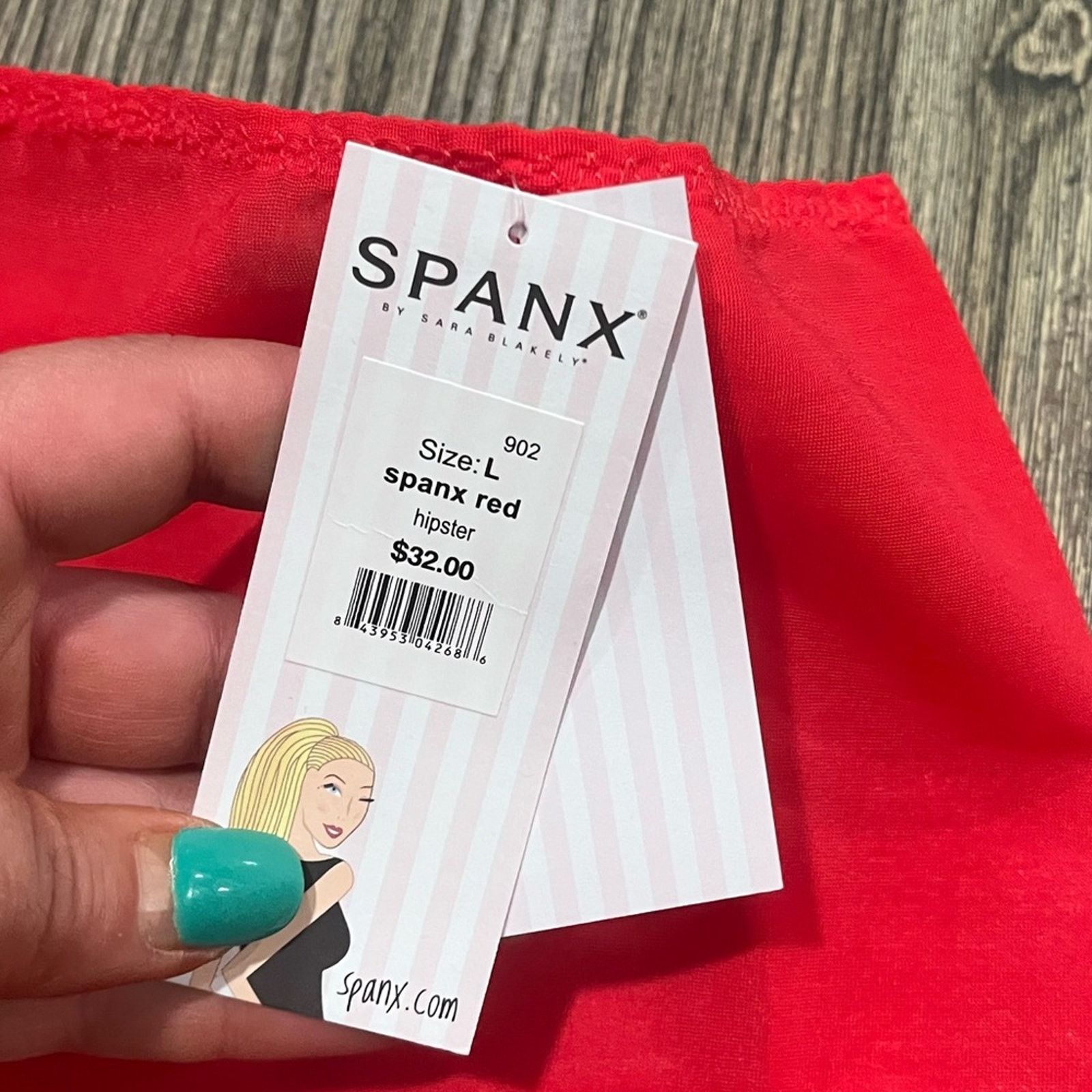Spanx NWT Spanx Skinny Ultra Sheer Shaper Underwear Red Size L Size ONE SIZE - 5 Thumbnail