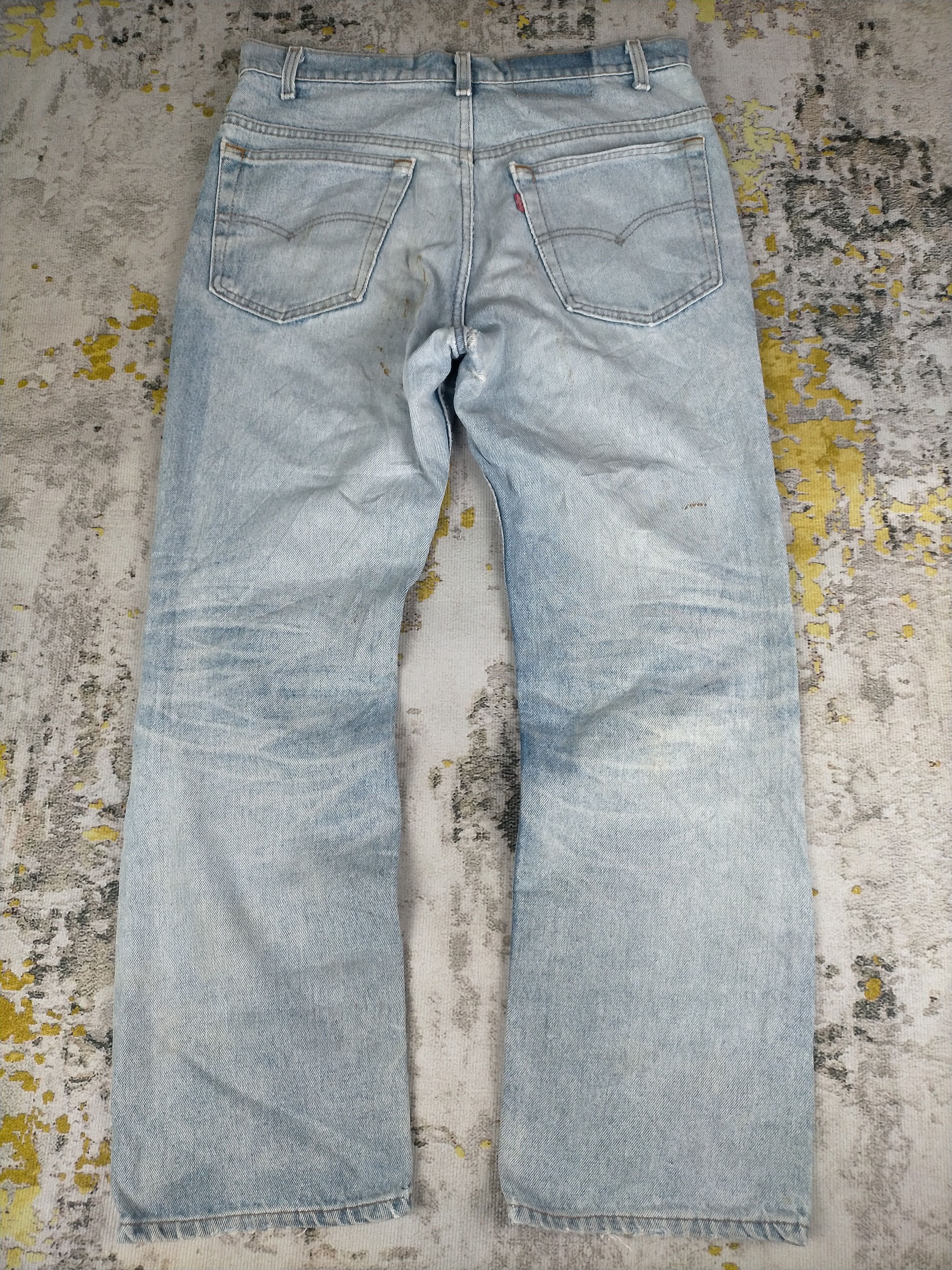 Levi's 🔥90s Levis 517 Light Wash Dirty Distressed Jeans Size US 31 - 3 Thumbnail