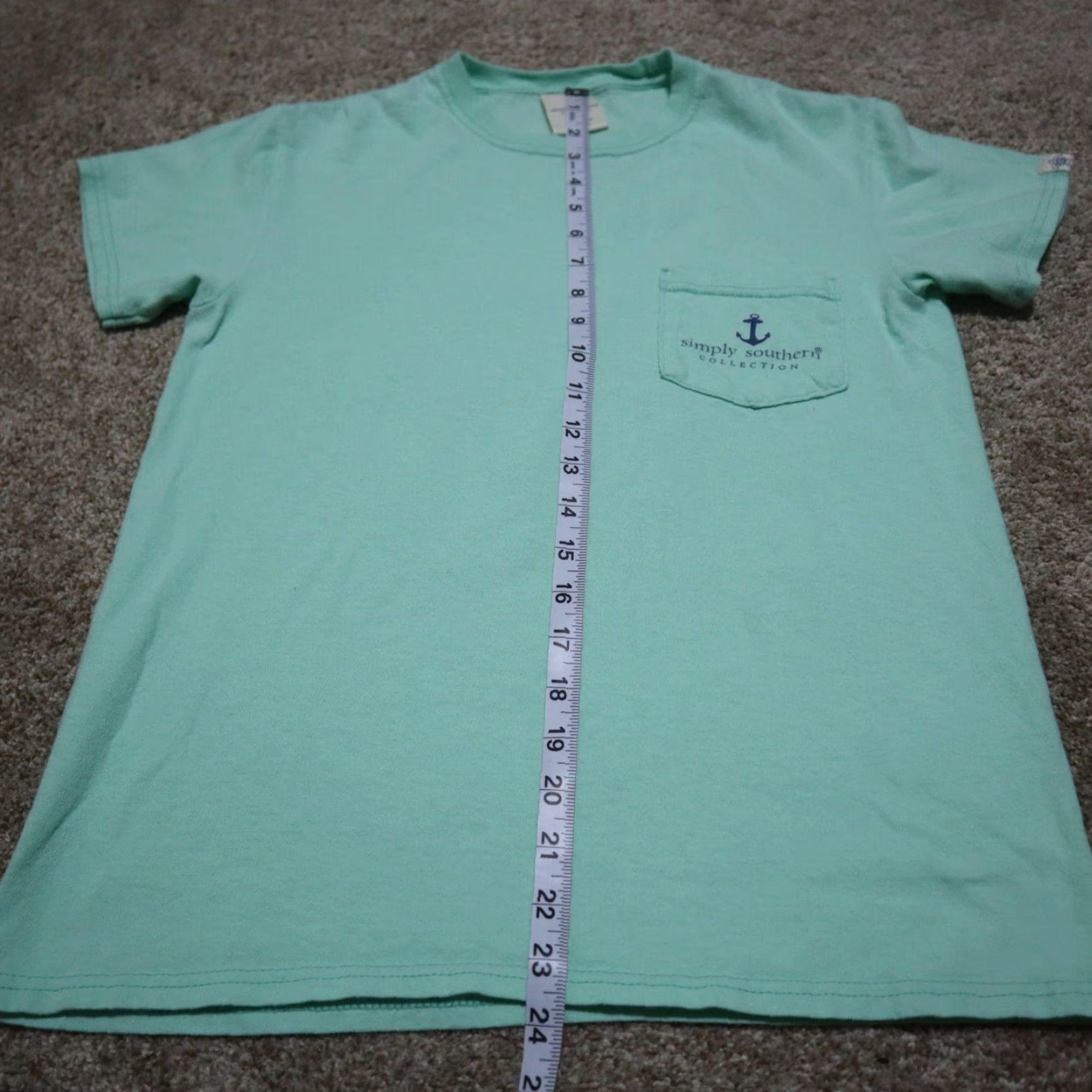 Hope Simply Southern Shirt Ladies Small Blue "Hope Is an Anchor for the Soul" T-Shirt Womens Small Blue 90s? Size S / US 4 / IT 40 - 7 Thumbnail