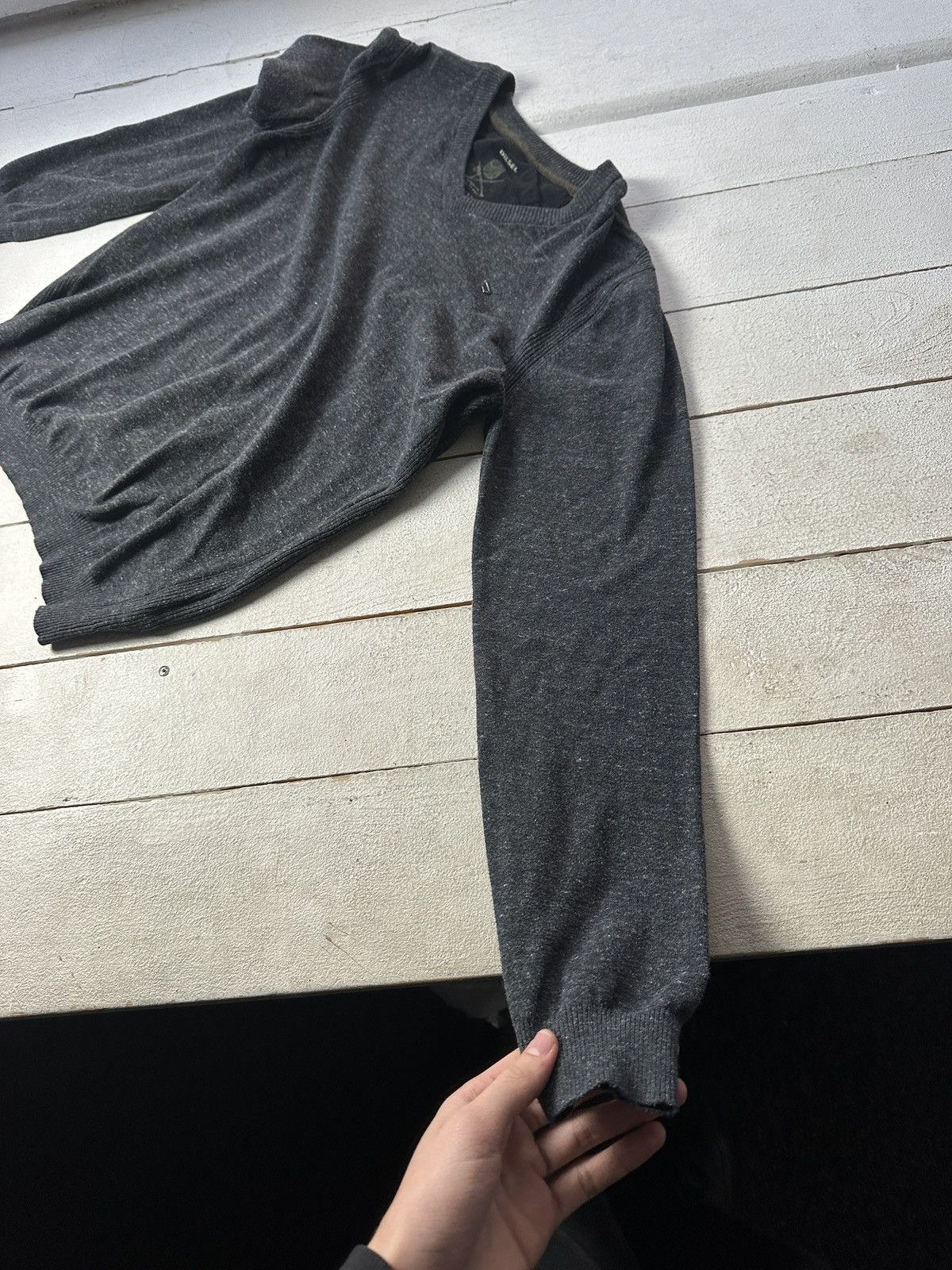 Diesel DIESEL 🚨RARE D LOGO 1978 AVANT GARDE LIGHT SWEATER Size US M / EU 48-50 / 2 - 8 Thumbnail