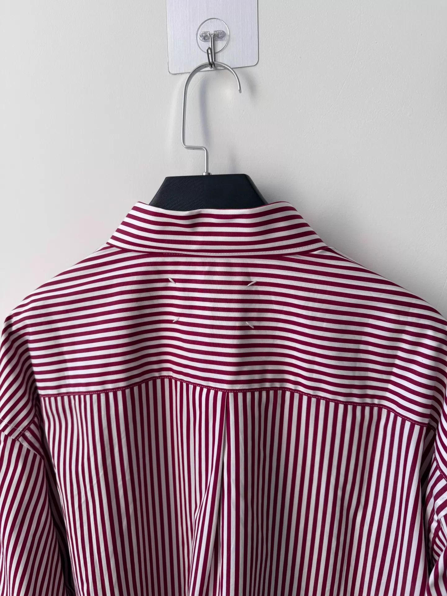 Maison Margiela Maison Margiela F/W22 Striped Paneled Collared Shirt 41 Size US M / EU 48-50 / 2 - 4 Thumbnail