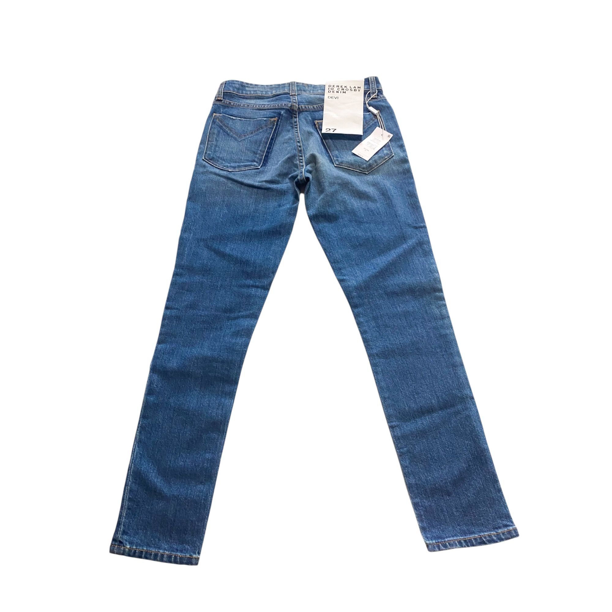 Derek Lam 10 Crosby Derek Lam 10 Crosby Mid Rise Authentic Devi Skinny Blue Jean Size 27" / US 4 / IT 40 - 2 Thumbnail
