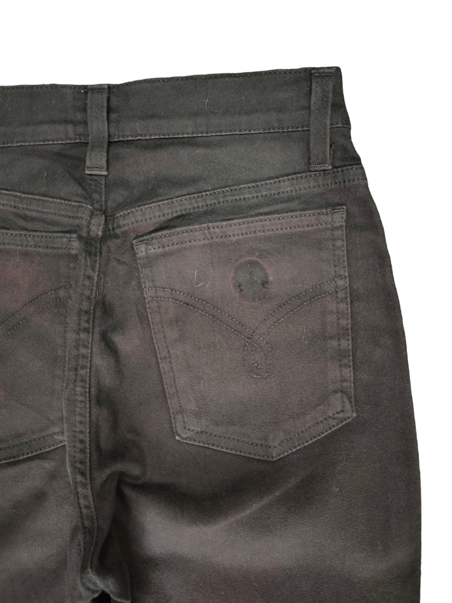 Moschino Vintage 90s Moschino Black Denim Pants High Rise Size US 27 - 10 Thumbnail