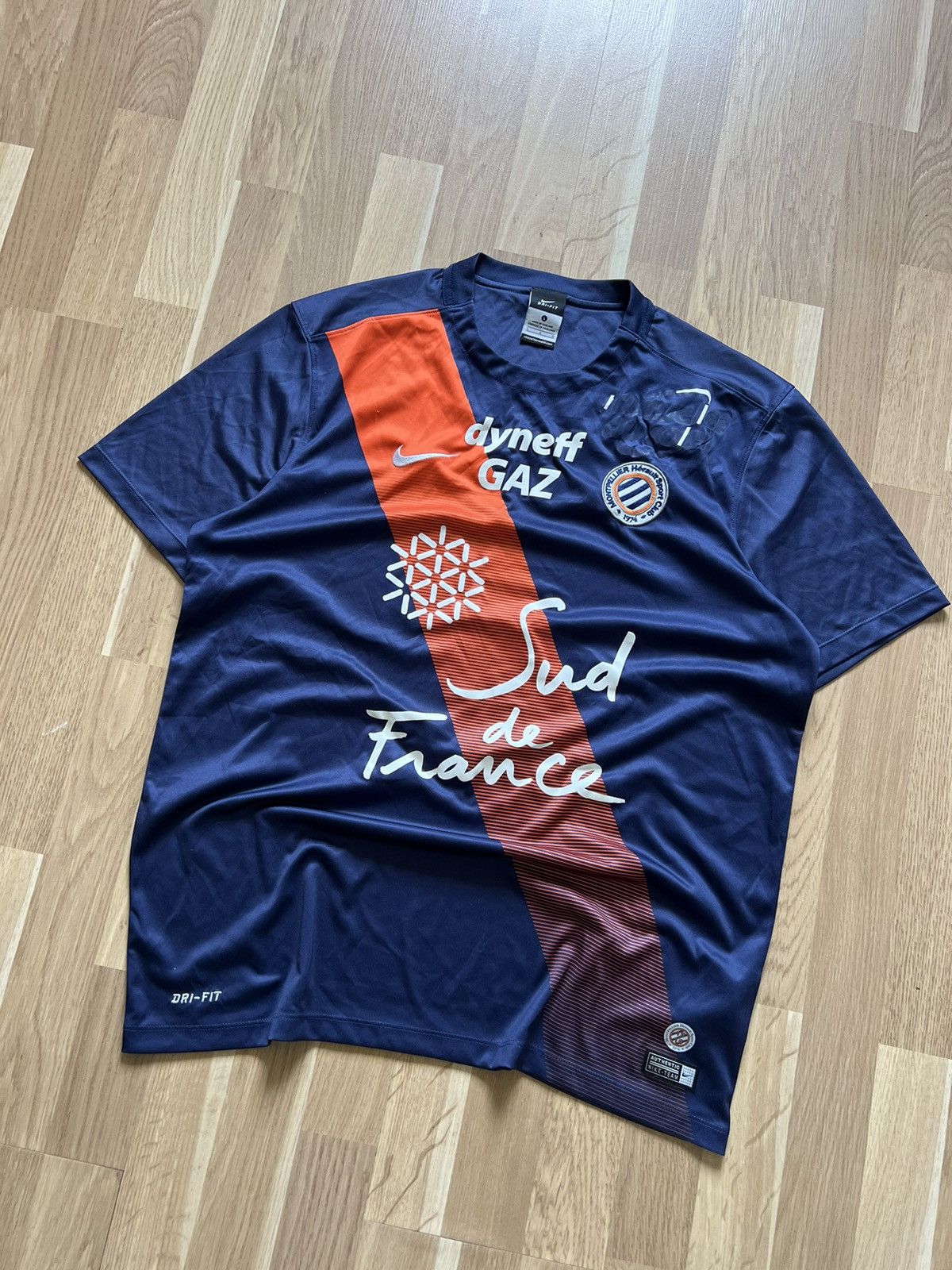 Nike Nike vintage montpellier 2016 football jersey rare y2k styl Size US L / EU 52-54 / 3 - 3 Thumbnail