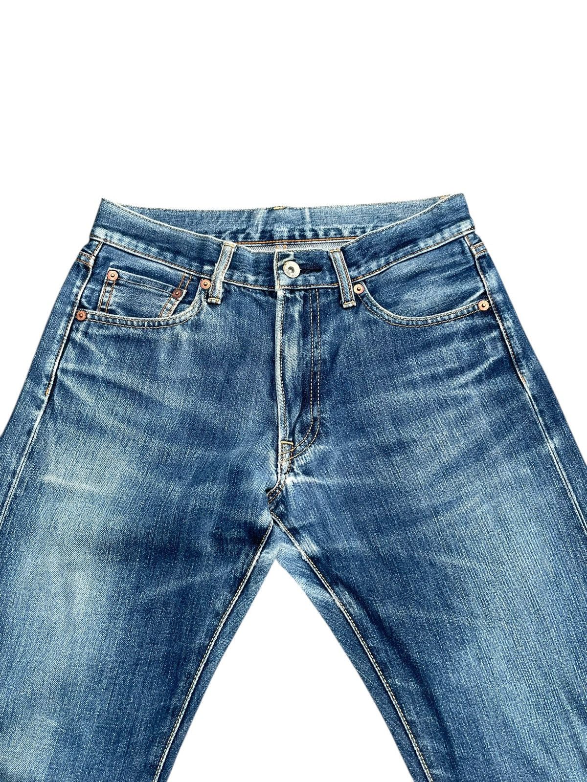 Japanese Brand Uniqlo Redline Selvedge Denim Size US 30 / EU 46 - 4 Thumbnail