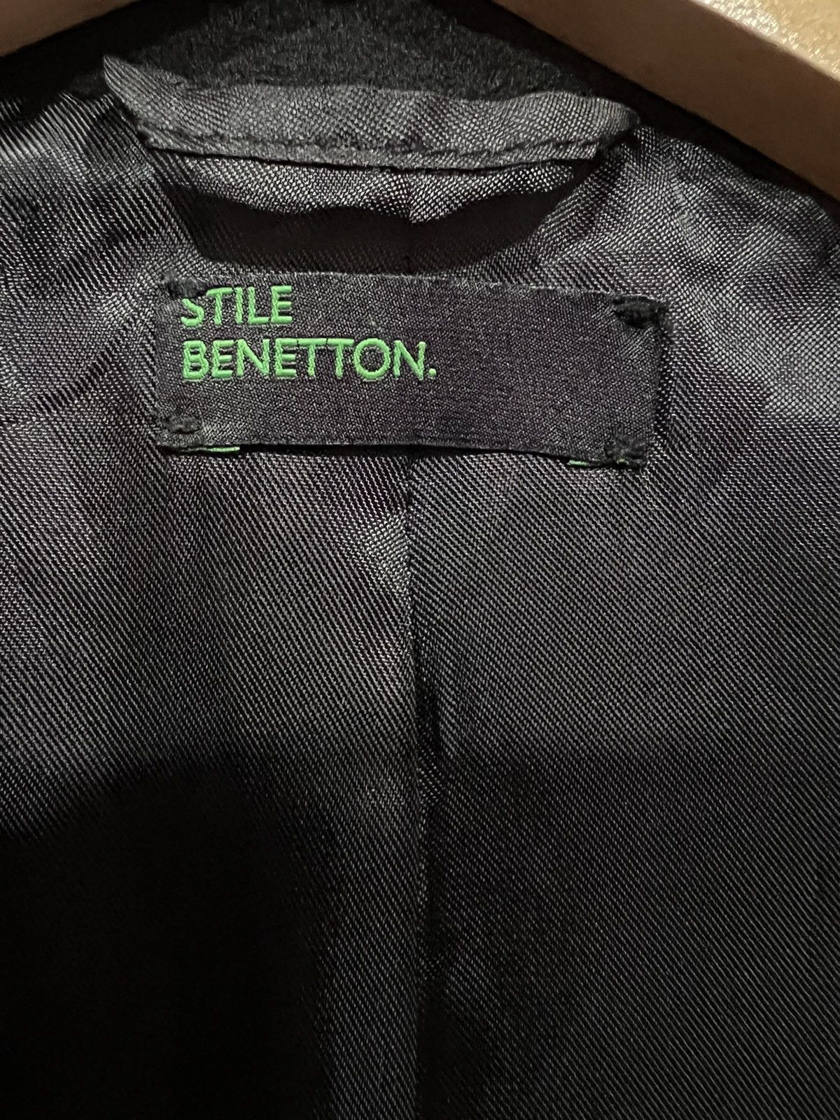 Grailed Style Benetton by UCB italian wool long jacket Size XS / US 0-2 / IT 36-38 - 6 Thumbnail