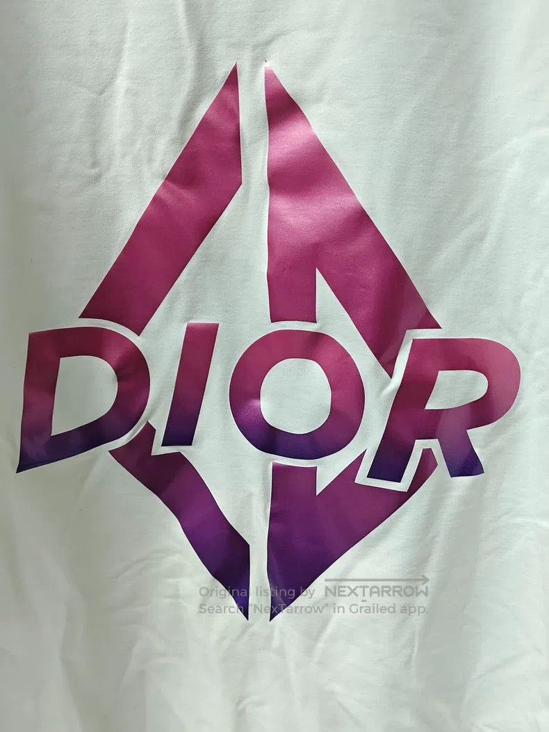 Dior Dior SS22 Letter Logo Printed Stand-up Collar Knitted Swea Size US L / EU 52-54 / 3 - 3 Thumbnail