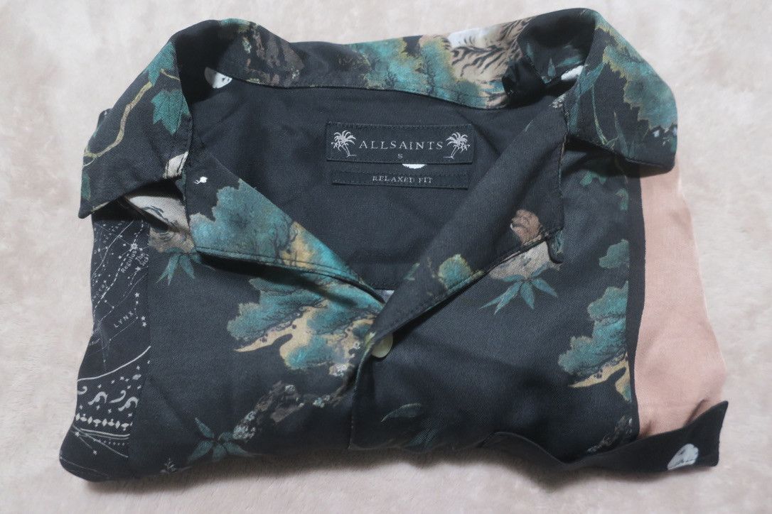 Allsaints Rlaxed Fit Repurpose Mixed Print Shirt Size US S / EU 44-46 / 1 - 11 Thumbnail