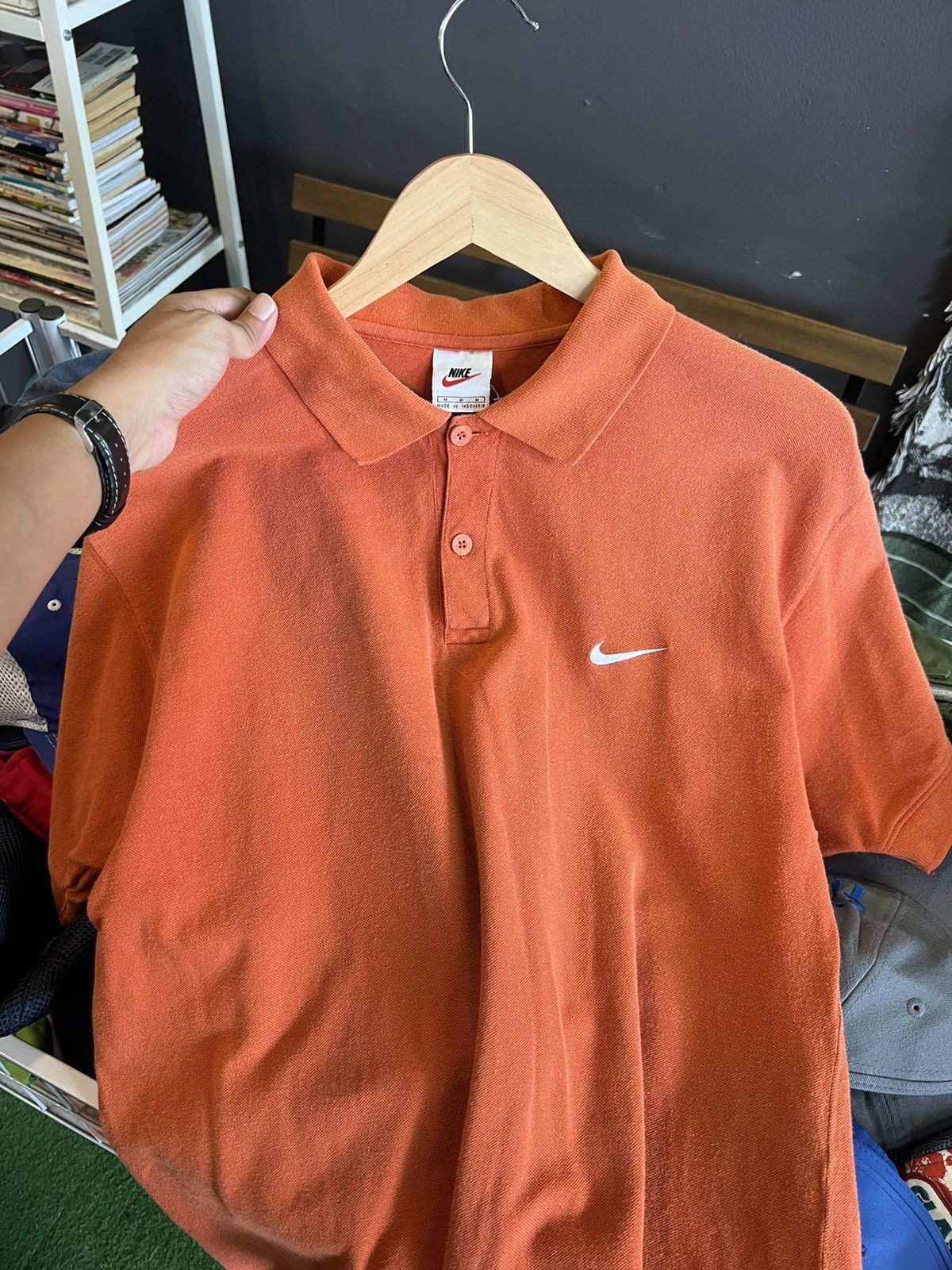 Nike × Vintage Vintage Nike Collar Tee Size US M / EU 48-50 / 2 - 4 Thumbnail