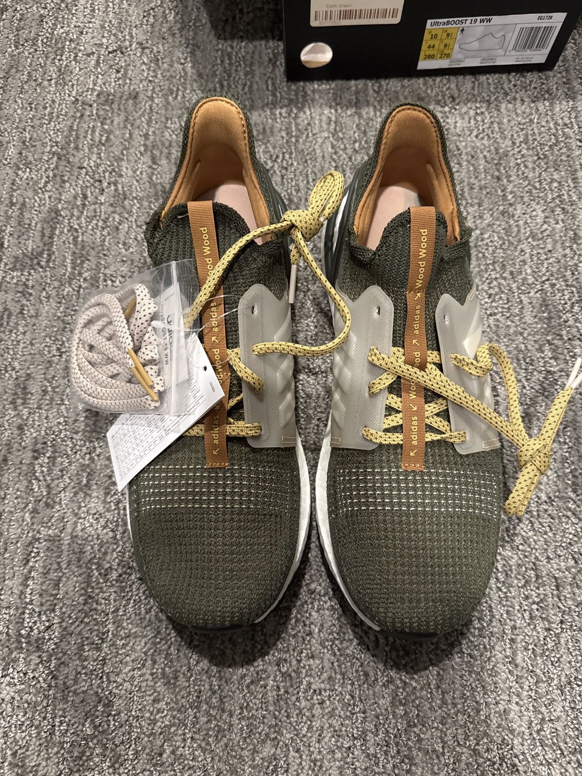 Adidas × Wood Wood Adidas Ultraboost 19 Wood Wood Size US 10 / EU 43 - 3 Thumbnail