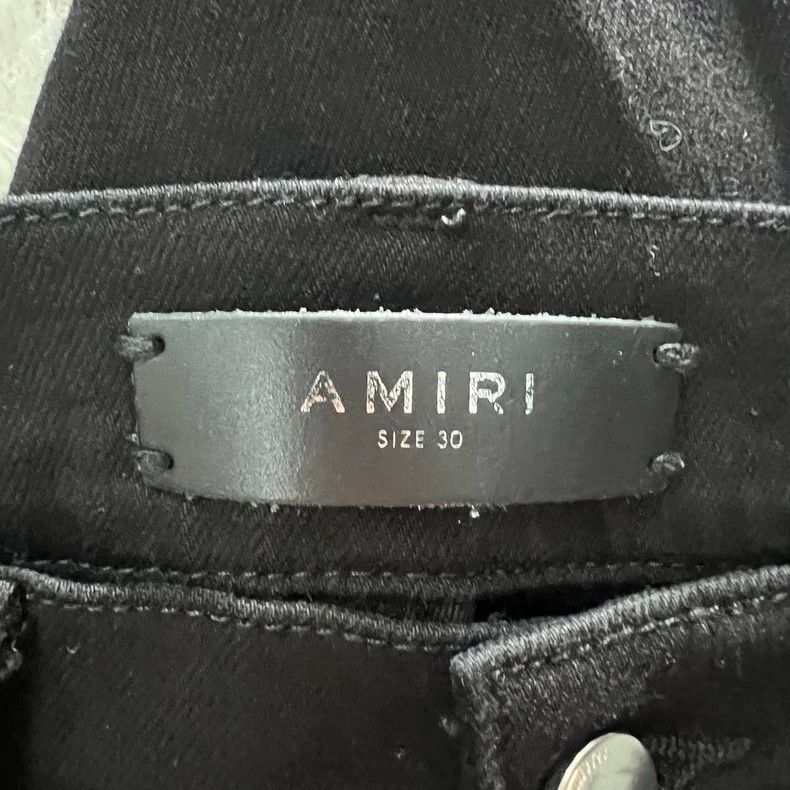 Amiri Amiri black denim jeans Size US 30 / EU 46 - 3 Thumbnail