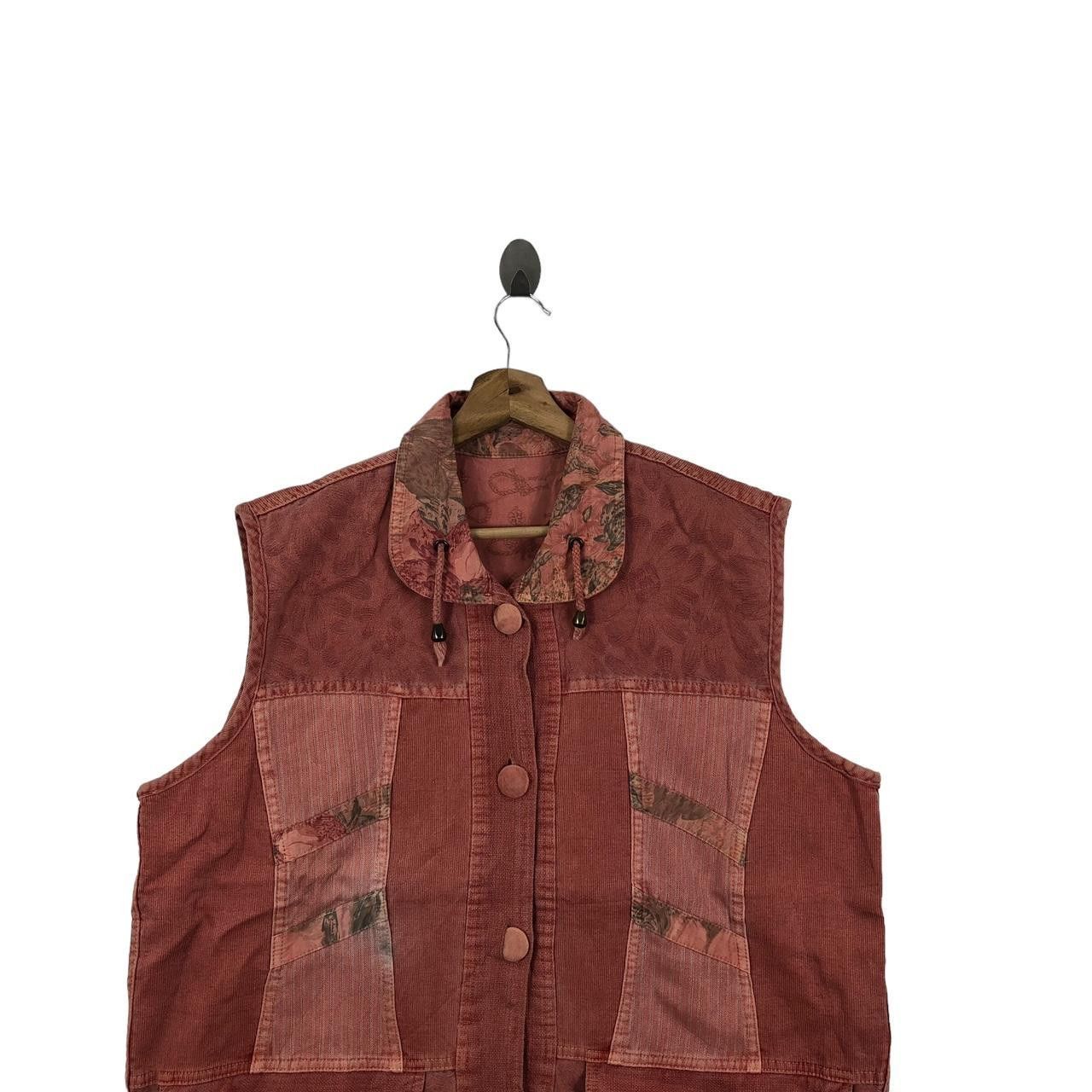 Other Vintage ELVES QOI IMMANUEL Boro Natural Distress Vest Size M / US 6-8 / IT 42-44 - 3 Thumbnail