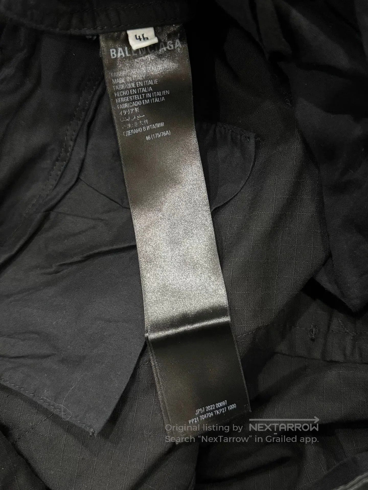 Balenciaga balenciaga pulled cargo stacked work pants. Size US 38 / EU 54 - 8 Thumbnail
