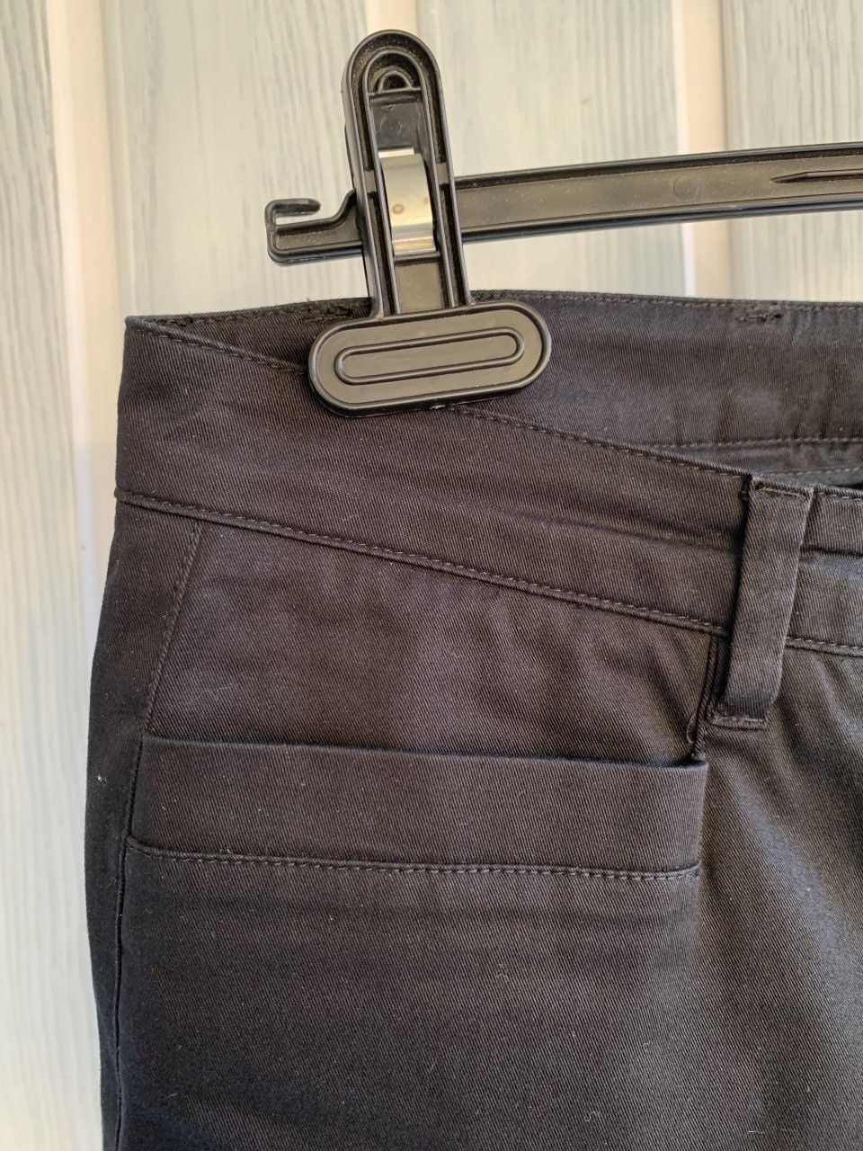 Prada × Vintage Prada Women’s 2011 Black Tab Cotton Straight Trousers Size 30" / US 8 / IT 44 - 5 Thumbnail
