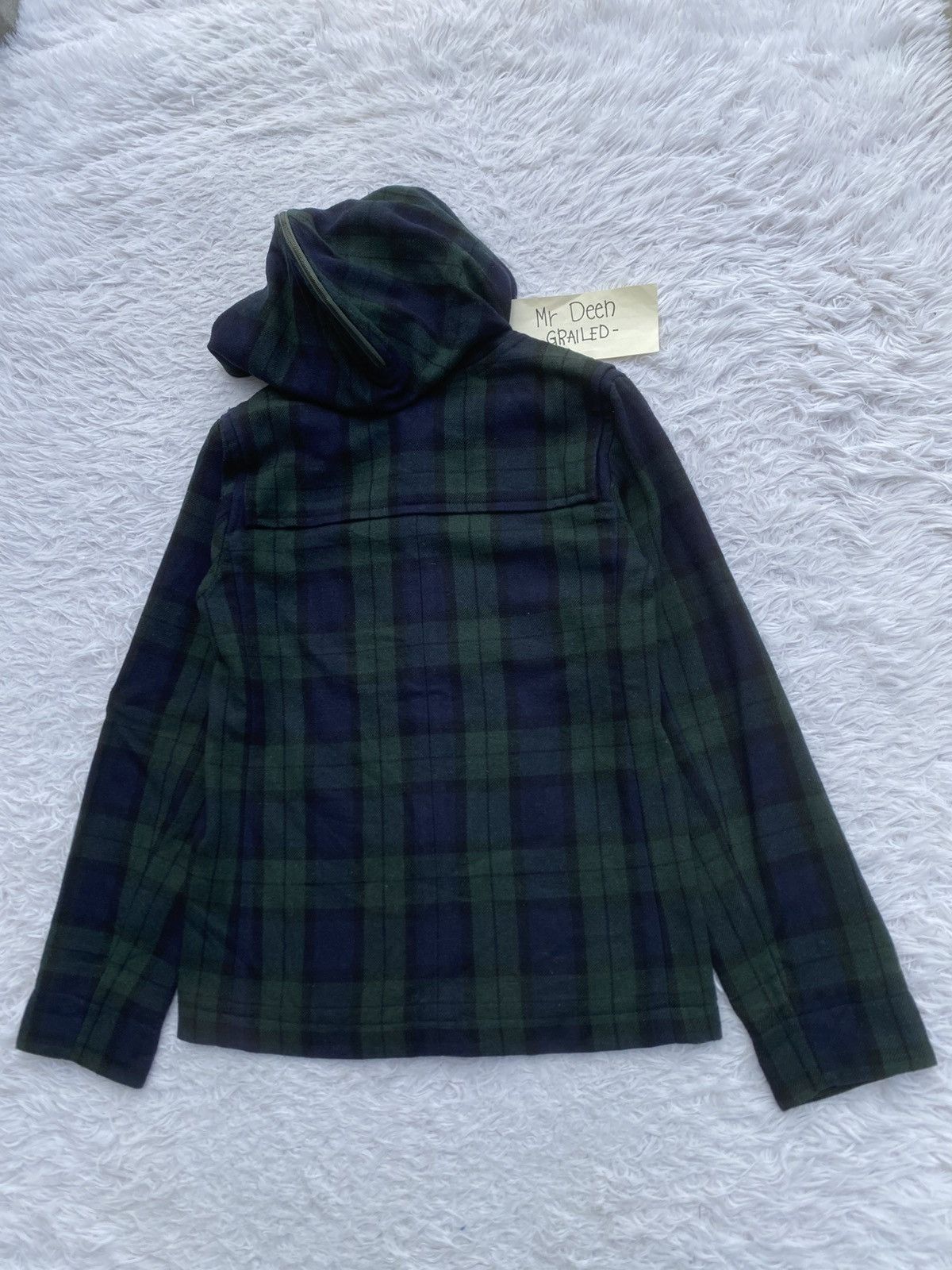 A.P.C. Rare Vintage A.P.C Checkered Wool Hooded Jacket Size US XS / EU 42 / 0 - 20 Thumbnail