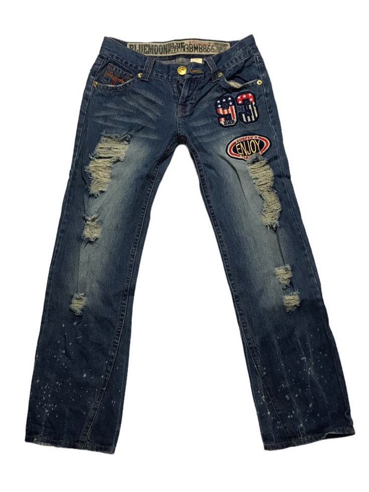 Hysteric Glamour Blue Moon Jeans Size US 32 / EU 48 - 1 Thumbnail