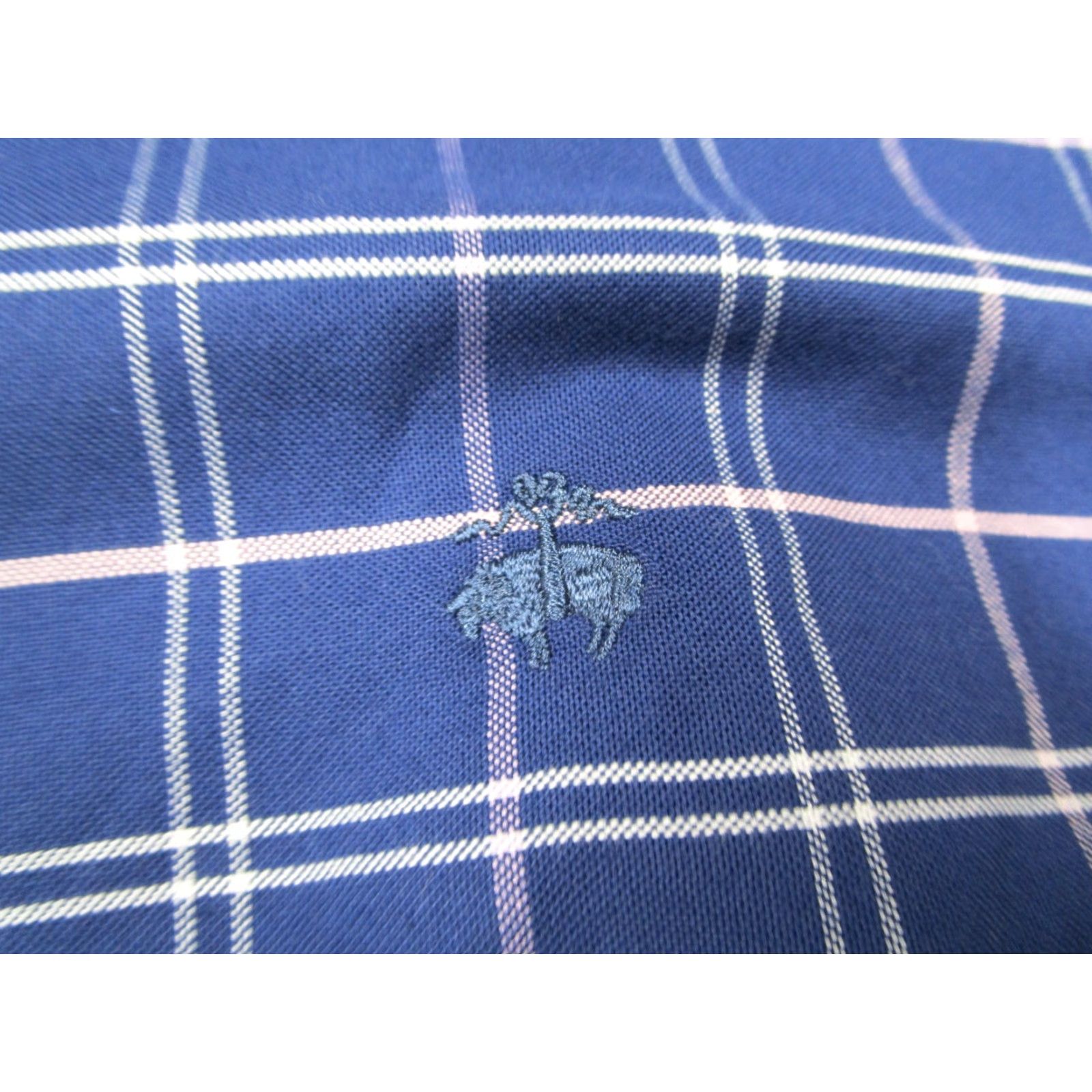 Brooks Brothers Brooks Brothers Regent Shirt Mens L Blue Check Button Up Supima Sheep Embroidered Non-Iron Classic Size US L / EU 52-54 / 3 - 4 Thumbnail