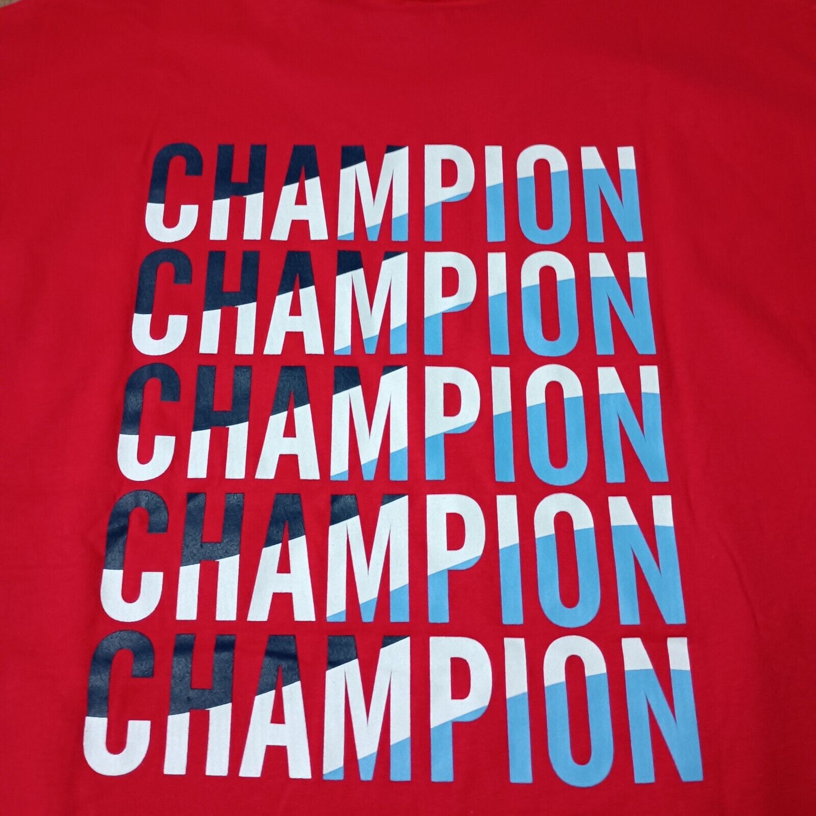 Champion Champion T-Shirt Men's 2XL XXL Double Sided Scarlet Red Size US XXL / EU 58 / 5 - 8 Thumbnail