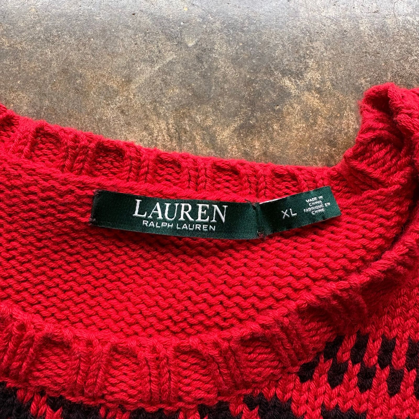 Polo Ralph Lauren Vintage Polo Ralph Lauren Thick Knit Sweater Size US XL / EU 56 / 4 - 3 Thumbnail
