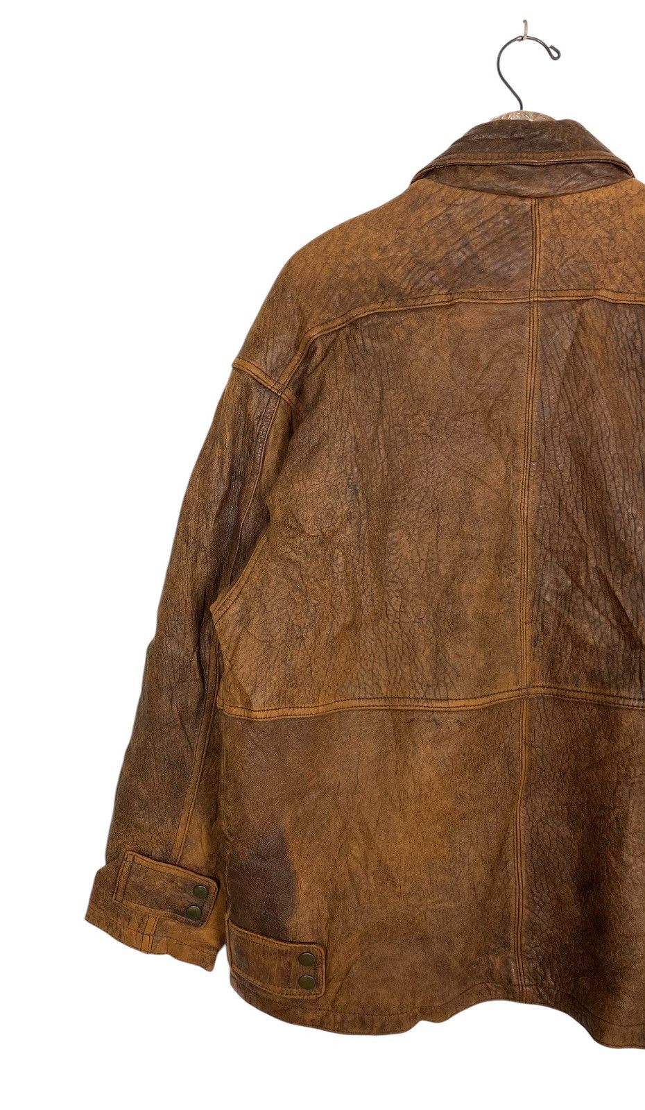 Japanese Brand Rare‼️ Vintage Wind Armor Sheep Skin Leather Size US M / EU 48-50 / 2 - 6 Thumbnail