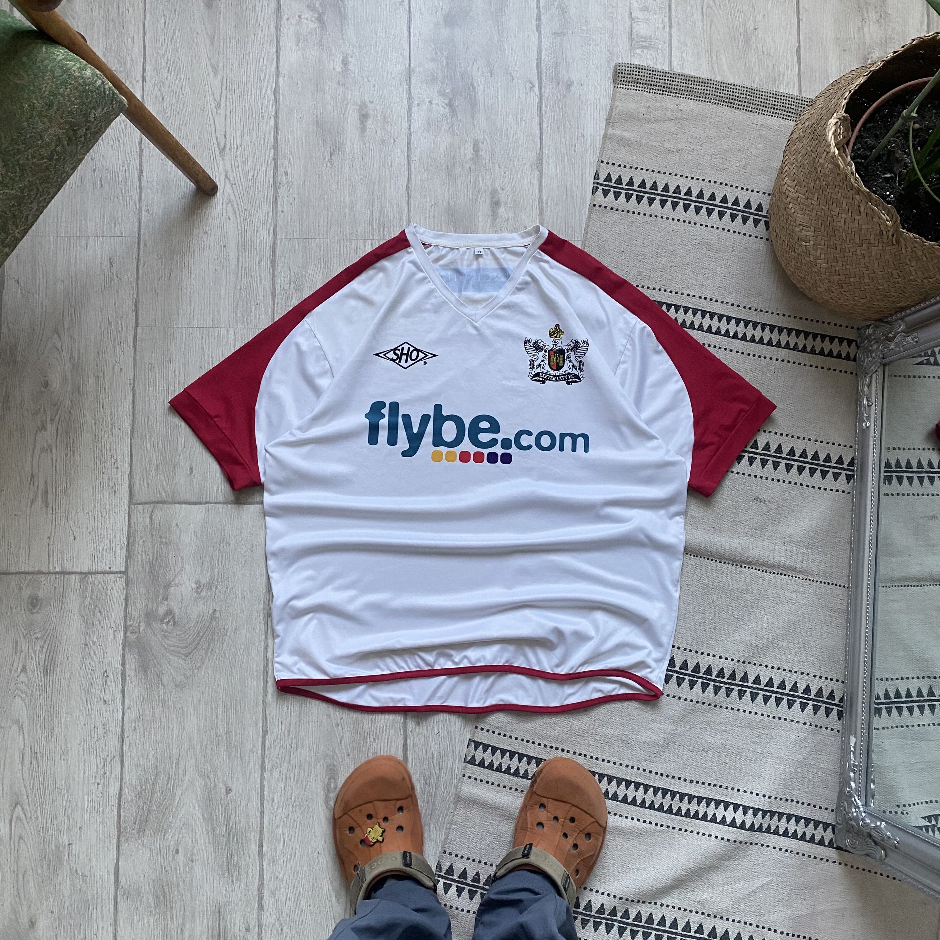 Umbro ⚽️ Vintage England Exeter City FC jersey Soccer Blockore Size US M / EU 48-50 / 2 - 2 Thumbnail