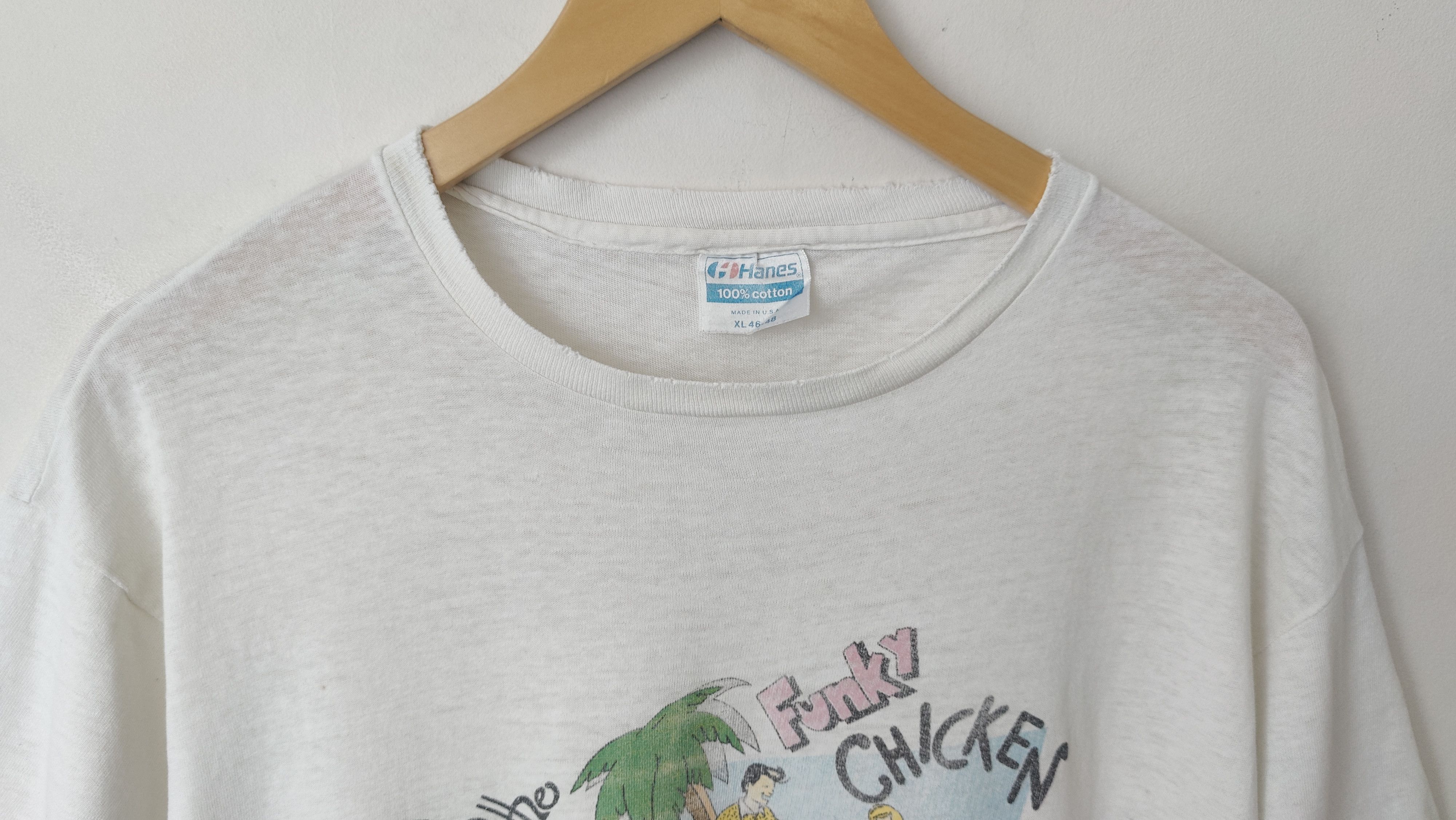 Vintage L&M Cigarettes 80s Do The Funky Chicken Vintage Tshirt Size US XL / EU 56 / 4 - 7 Thumbnail