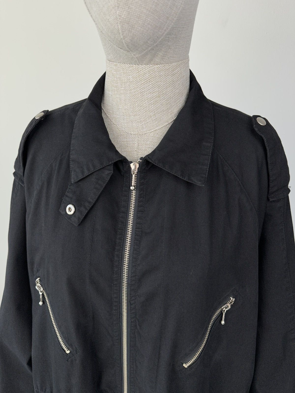 Gudrun Sjoden GUDRUN SJODEN Oversized Black Parka Jacket size M Size M / US 6-8 / IT 42-44 - 10 Thumbnail