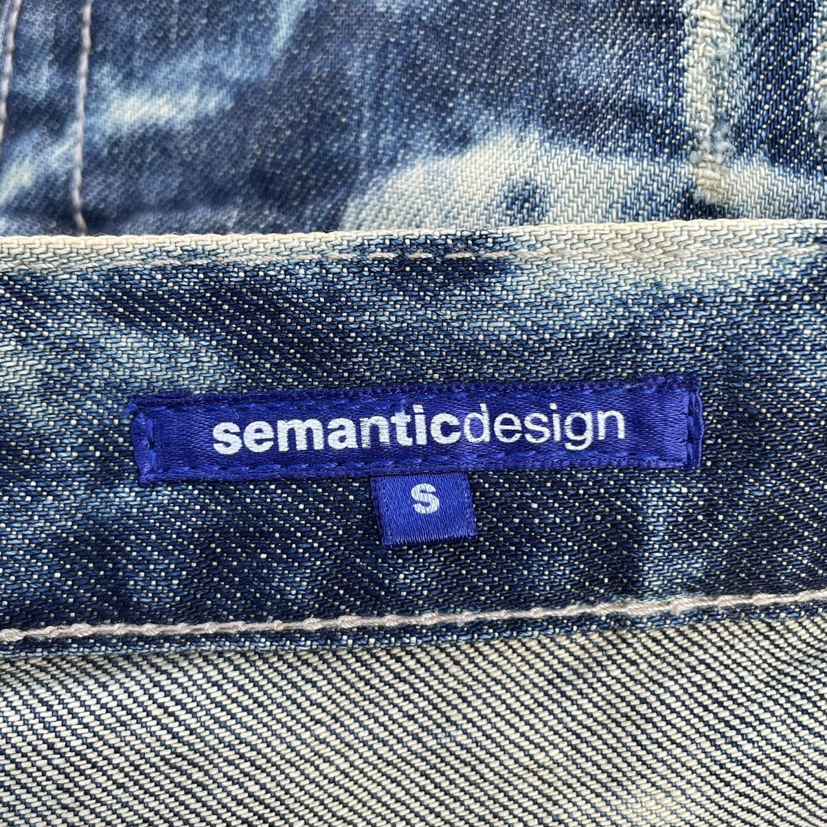 If Six Was Nine × Le Grande Bleu (L.G.B.) × semanticdesign 🇯🇵 SEMANTIC DESIGN ACID WASH JEANS Size US 28 / EU 44 - 14 Thumbnail