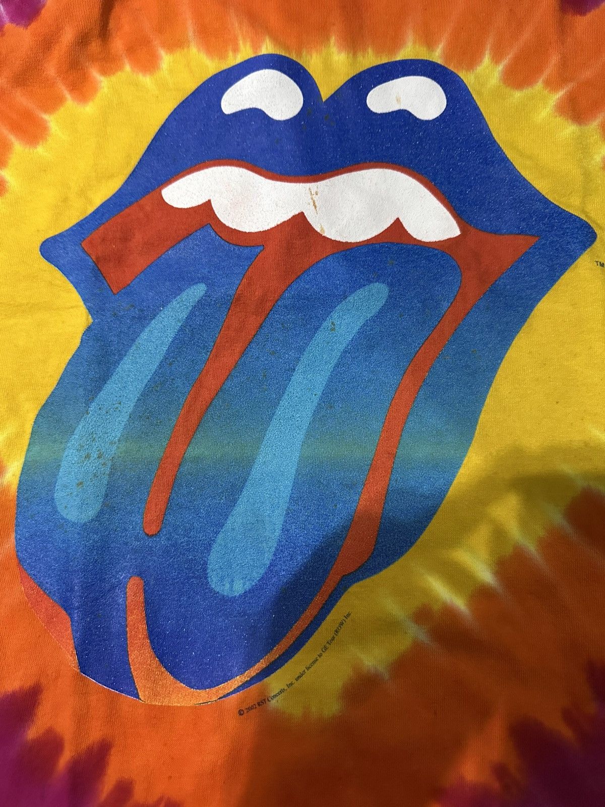 The Rolling Stones Vintage 2000 Tie Dye The Rolling Stones Size US L / EU 52-54 / 3 - 3 Thumbnail
