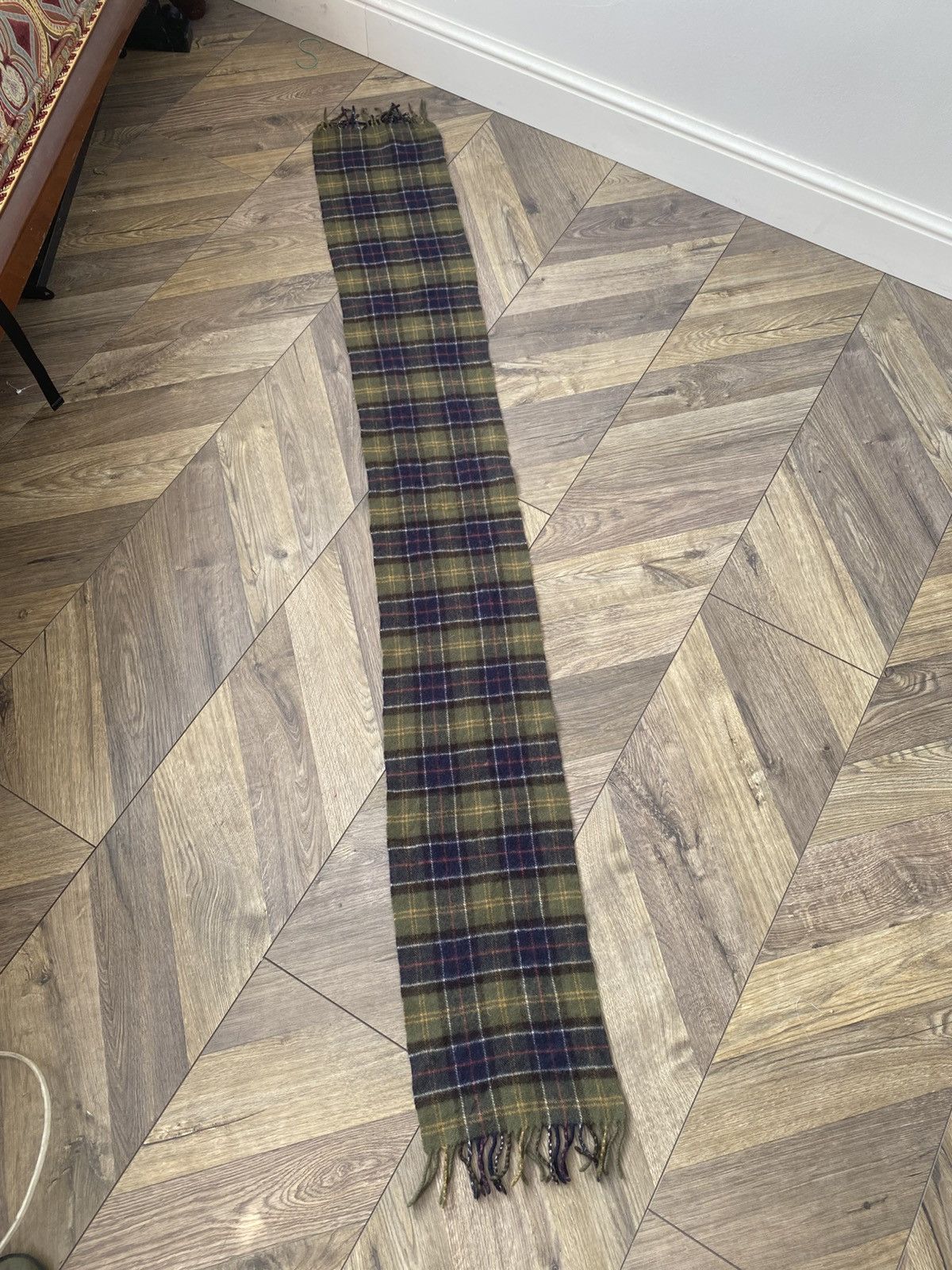 Barbour Vintage Barbour nova check wool scarf Size ONE SIZE - 6 Thumbnail