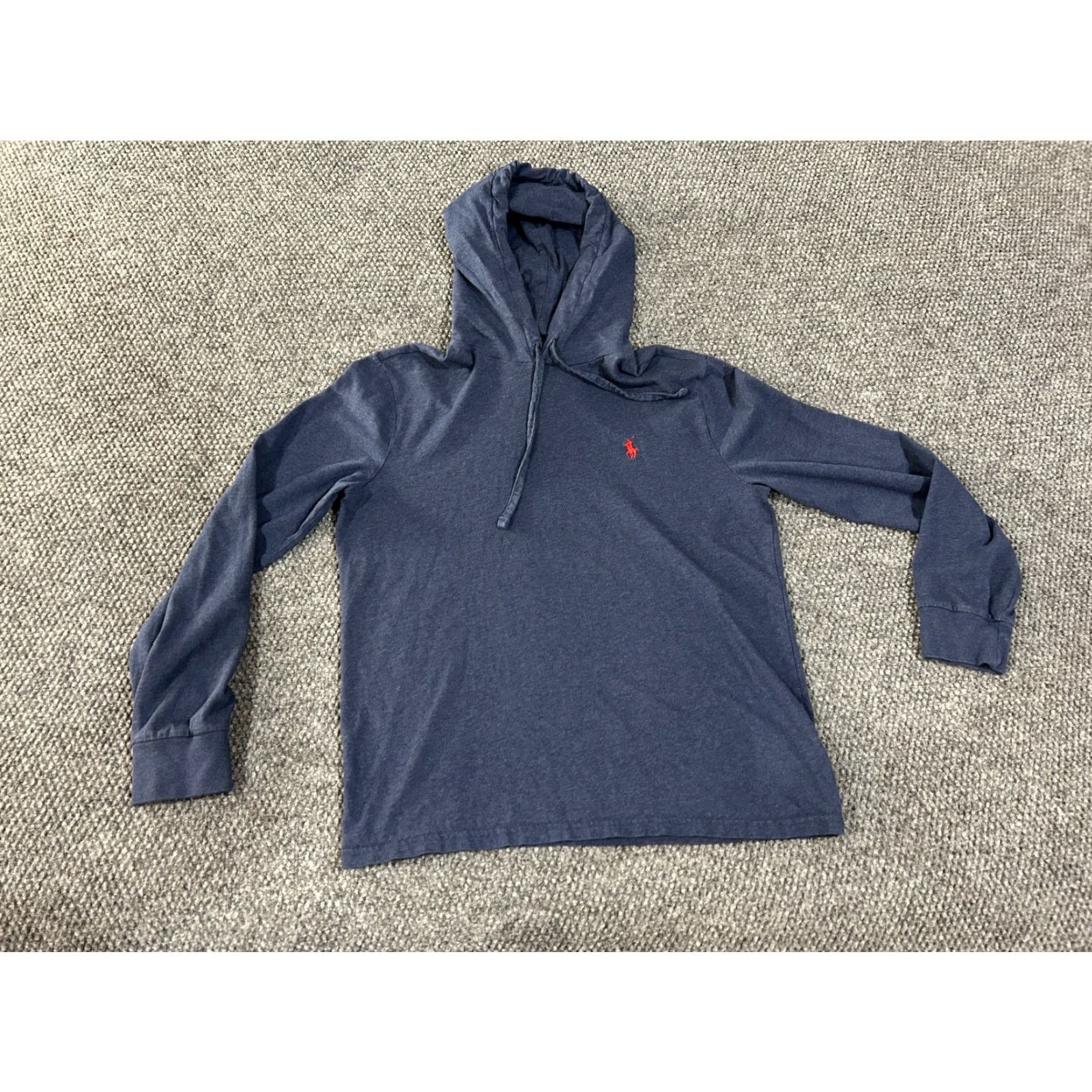 Polo Ralph Lauren Polo Ralph Lauren Hoodie Mens Small Blue Graphic Long Sleeve Pullover pony Shirt Size US S / EU 44-46 / 1 - 2 Thumbnail
