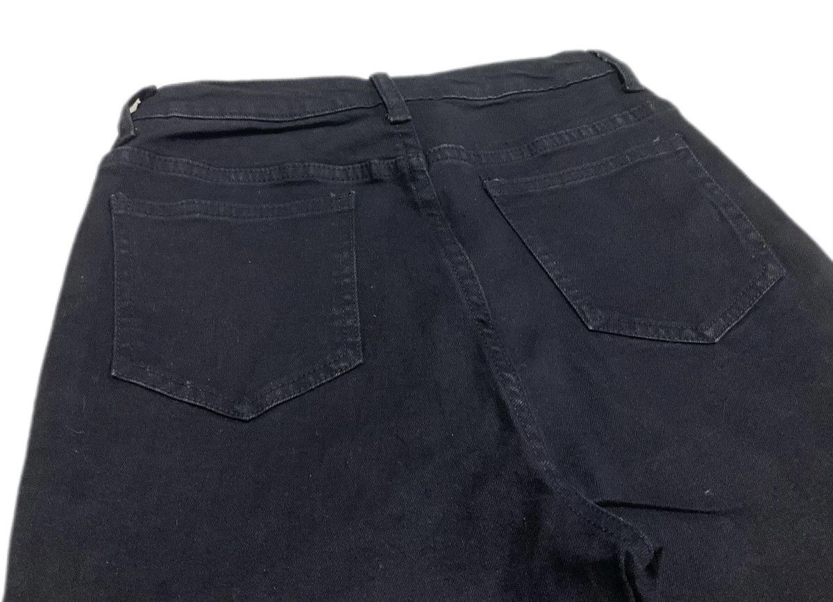 If Six Was Nine × Japanese Brand × Le Grande Bleu (L.G.B.) 🔥Sick Y2K Shaggie Bondage Laces Up Flared Denim Black Size US 26 / EU 42 - 8 Thumbnail