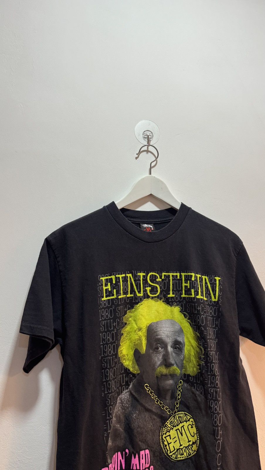 Stussy Vintage Stussy Einstein Great Minds Size US M / EU 48-50 / 2 - 2 Thumbnail