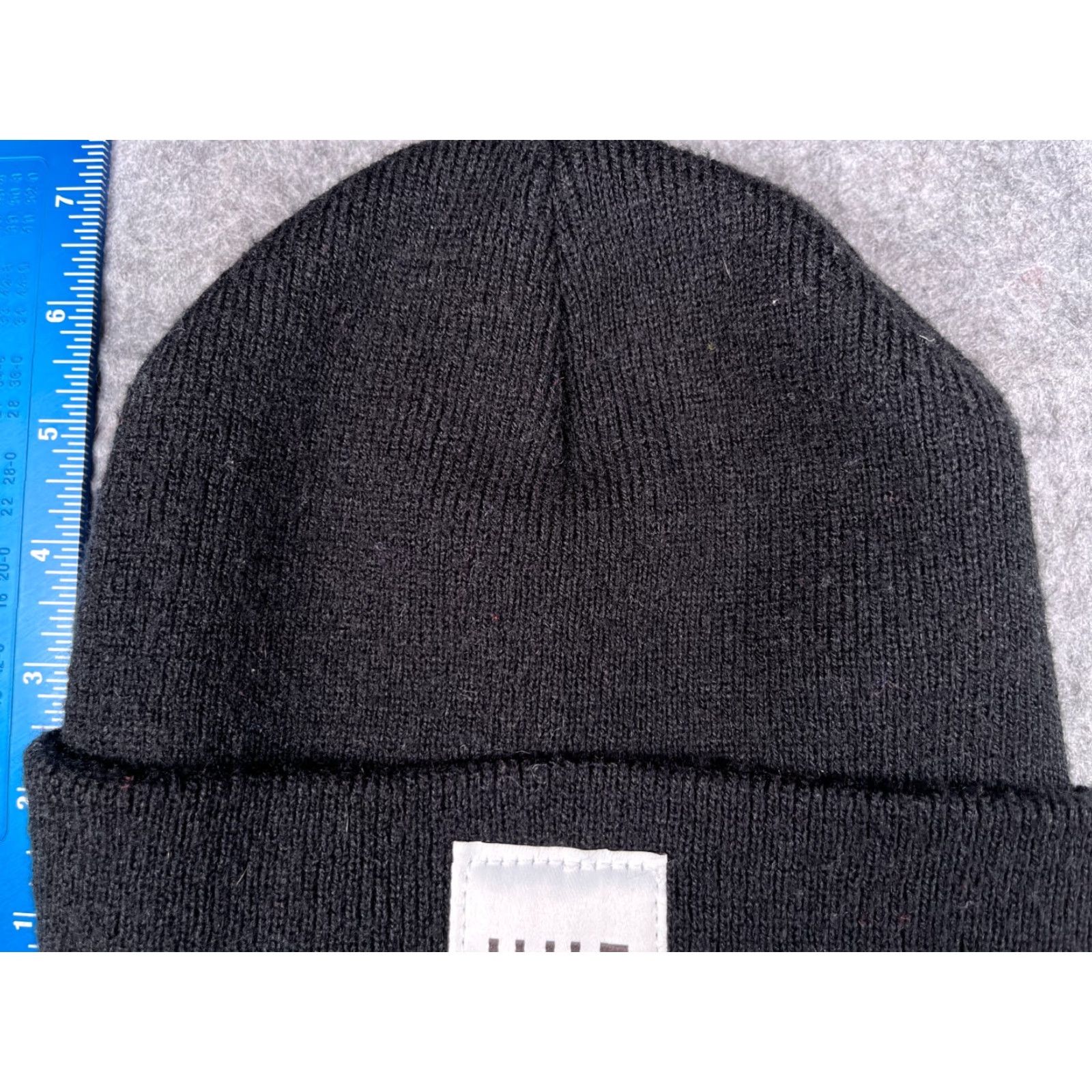 Huf HUF Beanie Hat Adult One Size Black Knit 100% Acrylic Ski Beanie Mens Winter Size ONE SIZE - 3 Thumbnail