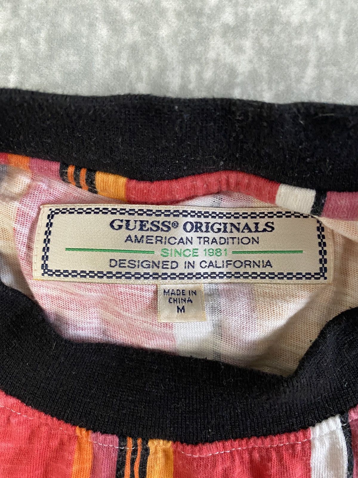 Guess Guess rare vintage striped T-Shirt Size US M / EU 48-50 / 2 - 3 Thumbnail