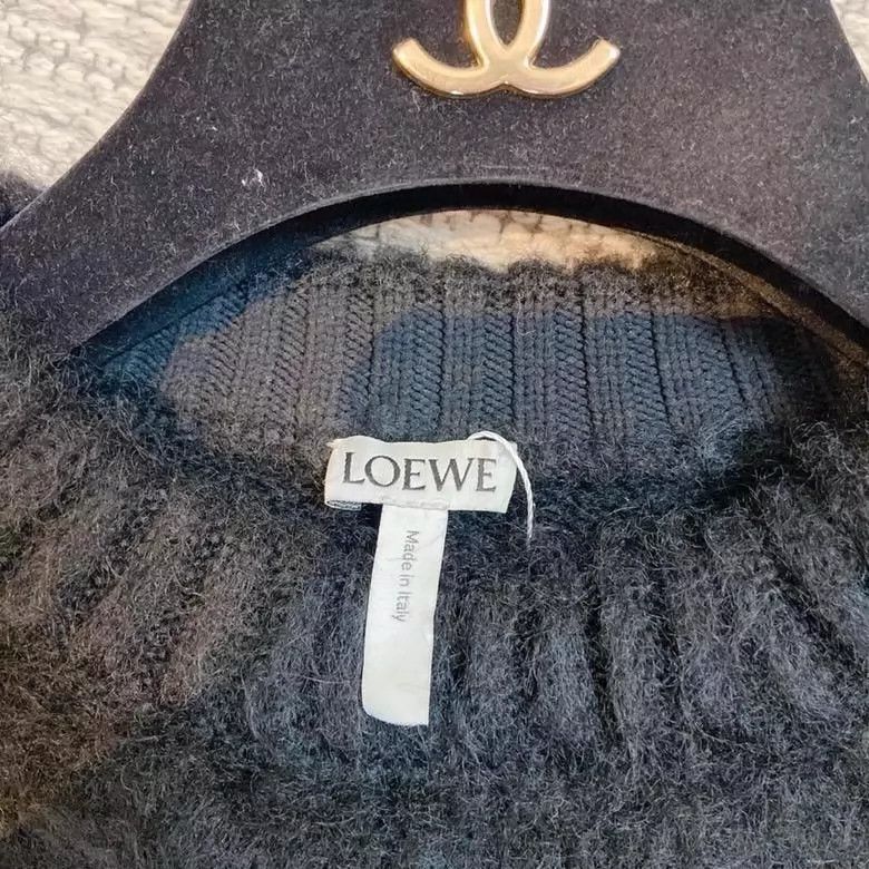 Loewe loewe Black mohair Pullover sweater 2506-Nextarrow Size US L / EU 52-54 / 3 - 8 Thumbnail