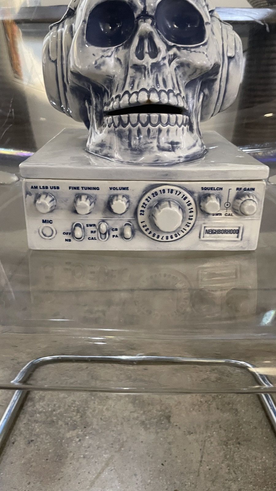 Neighborhood NEIGHBORHOOD CE “Handle With Care” Skull Incense Chamber Size ONE SIZE - 6 Thumbnail