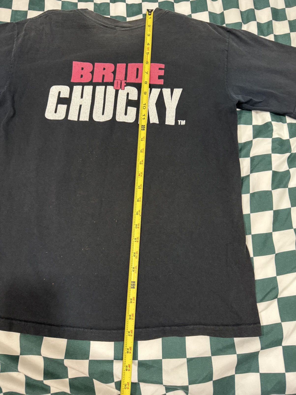 Vintage Vintage 1998 Bride of Chucky movie promo shirt Size US L / EU 52-54 / 3 - 6 Thumbnail