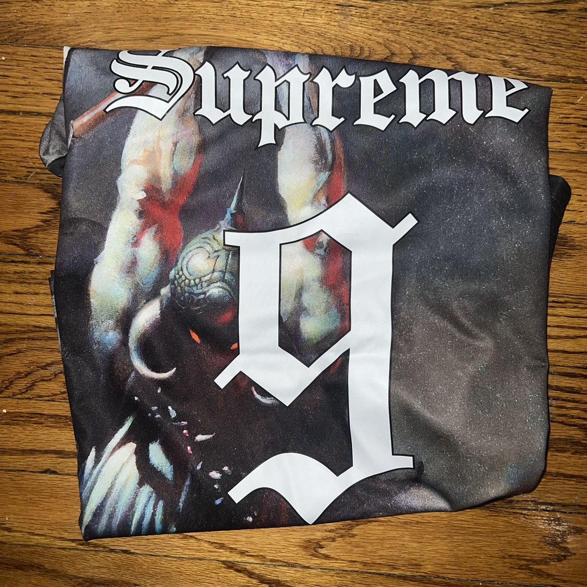 Supreme Supreme Frazetta Soccer Jersey Death Dealer Size: M Size US M / EU 48-50 / 2 - 5 Thumbnail