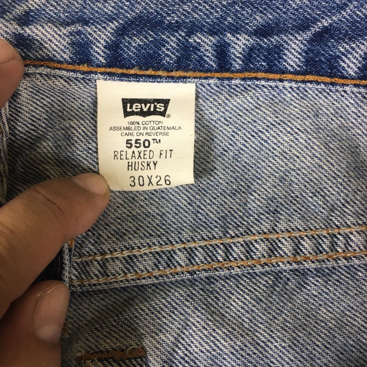 Levi's Vintage Clothing Vintage y2k Levi’s 550 Relaxed Fit Husky Size US 30 / EU 46 - 10 Thumbnail