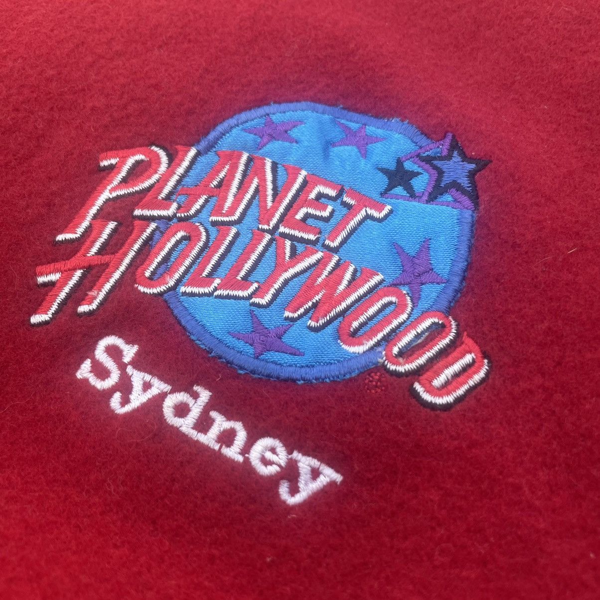 Vintage VINTAGE 1998 PLANET HOLLYWOOD SYDNEY VARSITY JACKET Size US M / EU 48-50 / 2 - 18 Thumbnail