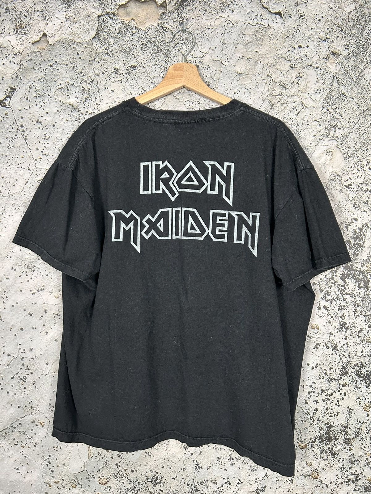 Band Tees Vintage Iron Maiden Rock Band Tee Metal Rare 90s Graphic Size US XL / EU 56 / 4 - 4 Thumbnail