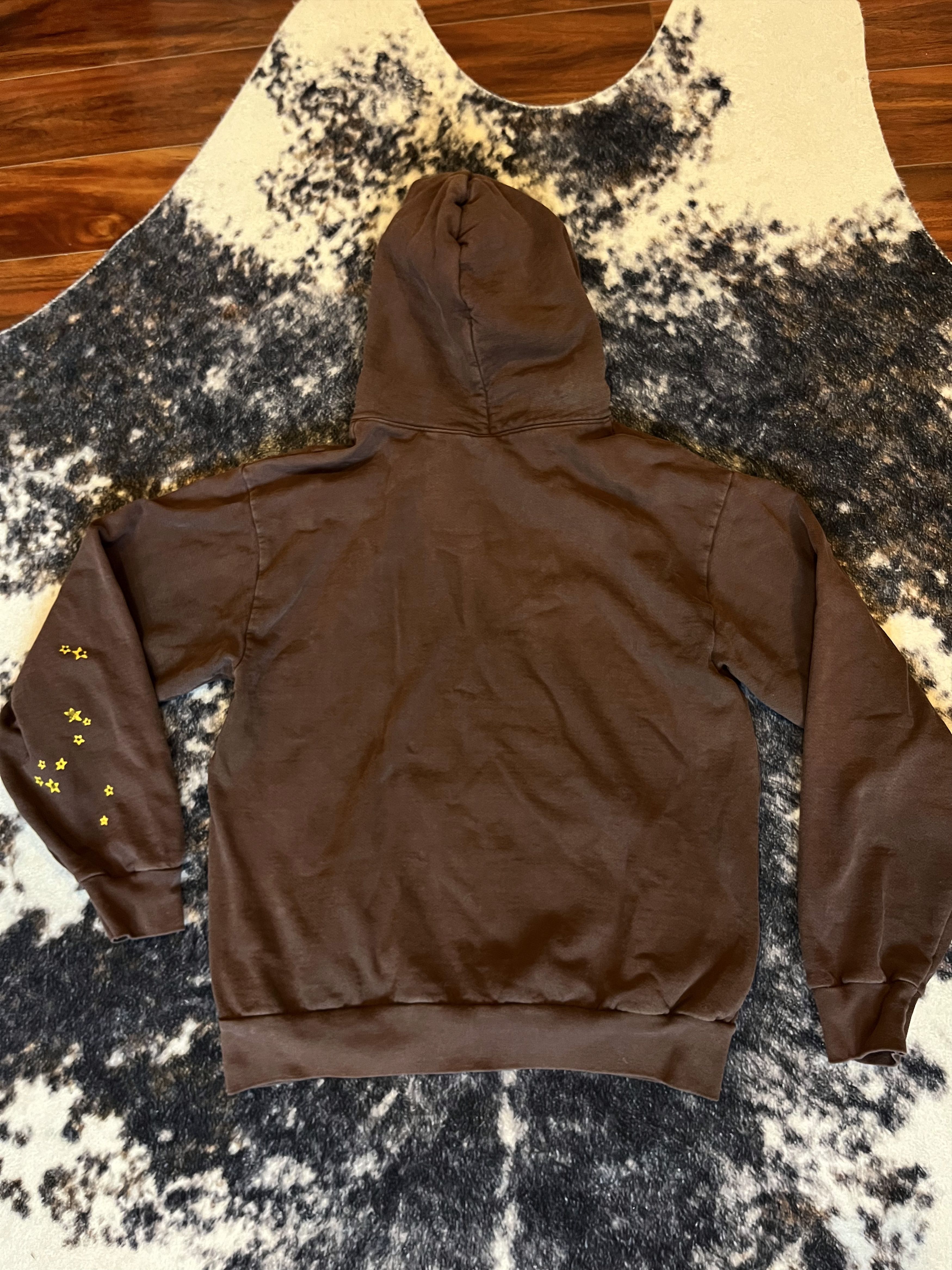 Sp5der Spider brown hoodie sp5der angel number hoodie SIZE MEDIUM Size US M / EU 48-50 / 2 - 3 Thumbnail