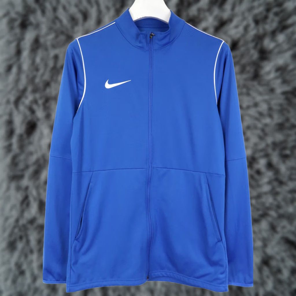 Nike Nike Dri-Fit Sweatshirt Mens Medium Full Zip Pockets Blue Logo Size US M / EU 48-50 / 2 - 1 Thumbnail