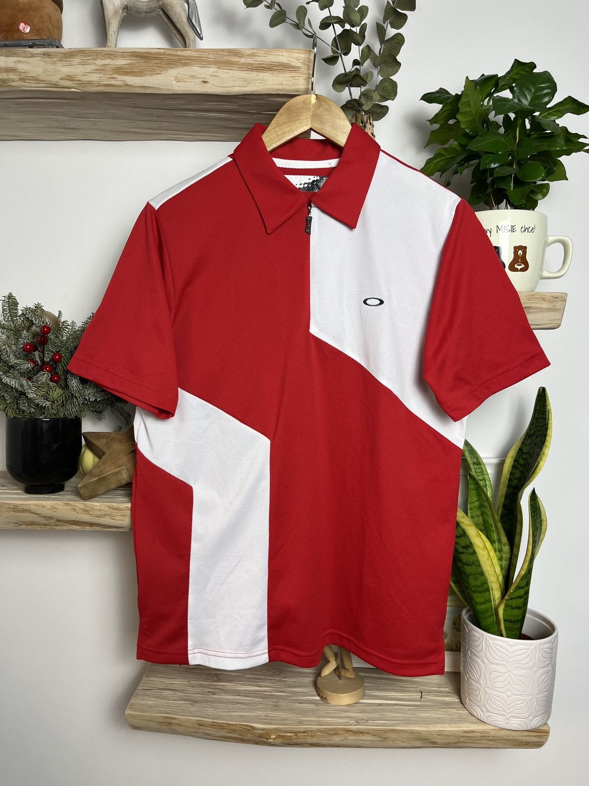 Oakley Vintage Oakley Polo logo halfzipper gorpcore streetwear Size US M / EU 48-50 / 2 - 1 Thumbnail