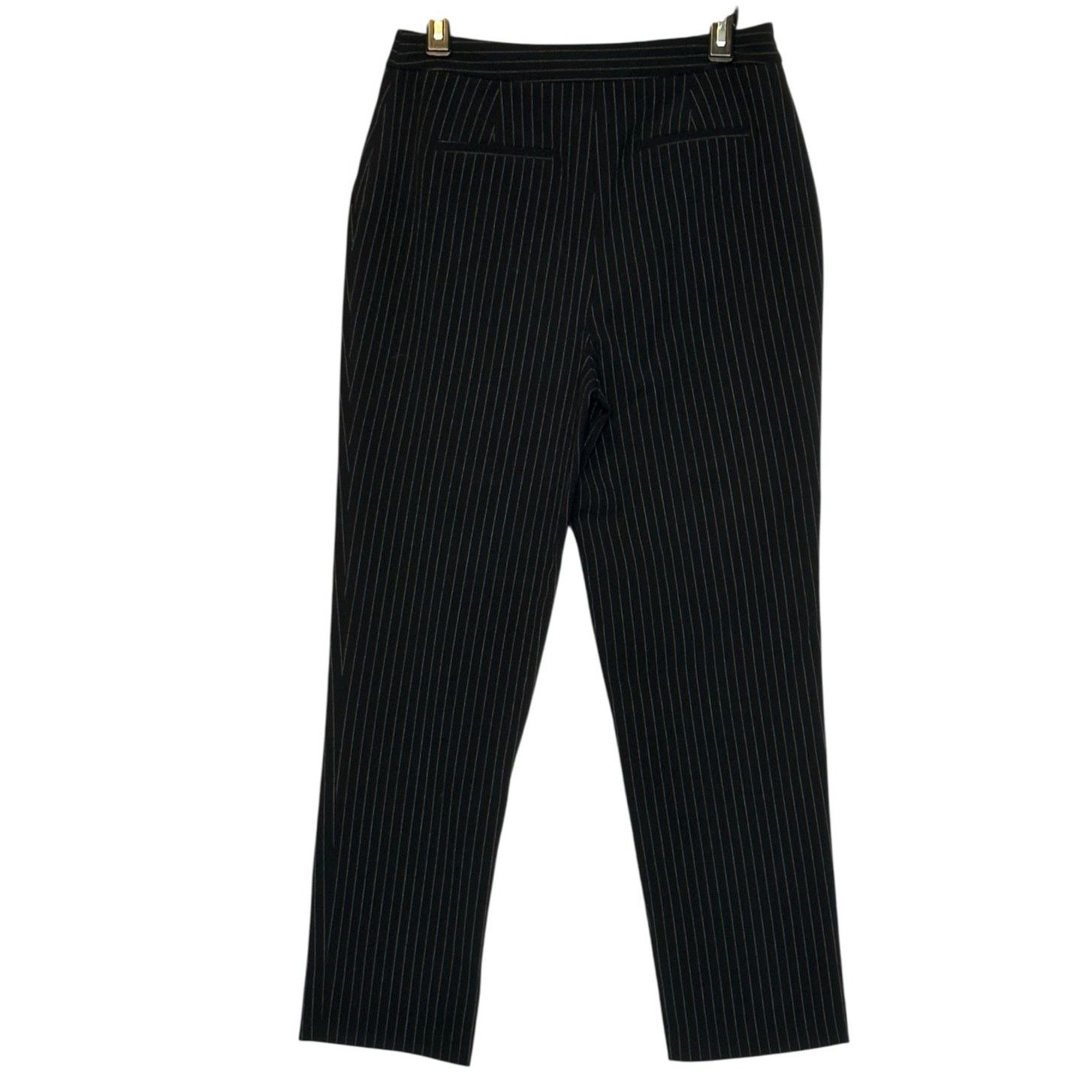 Forever 21 Forever 21 black white pinstripe pleated pants size Medium Size 30" / US 8 / IT 44 - 2 Thumbnail